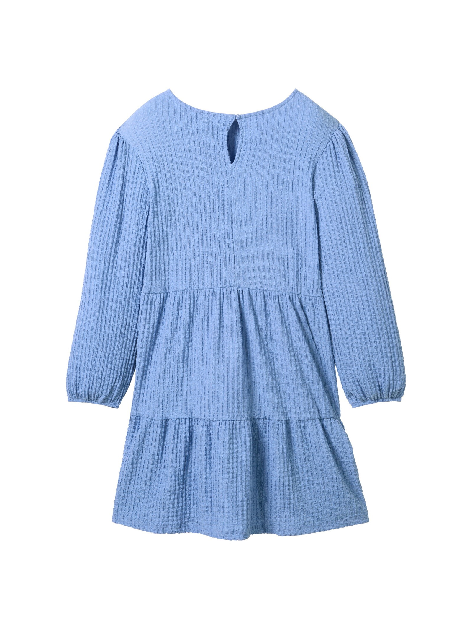 crinkle cutline dress, sicilian blue #2