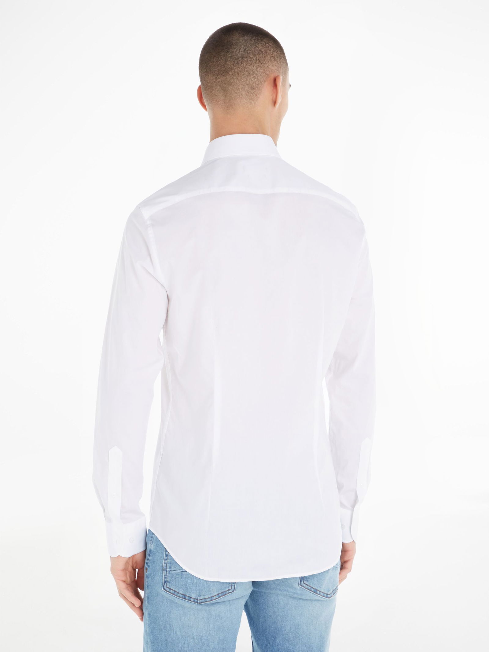 Tommy Hilfiger | Tommy Hilfiger Hemd Slim Fit | 39/R | bright white