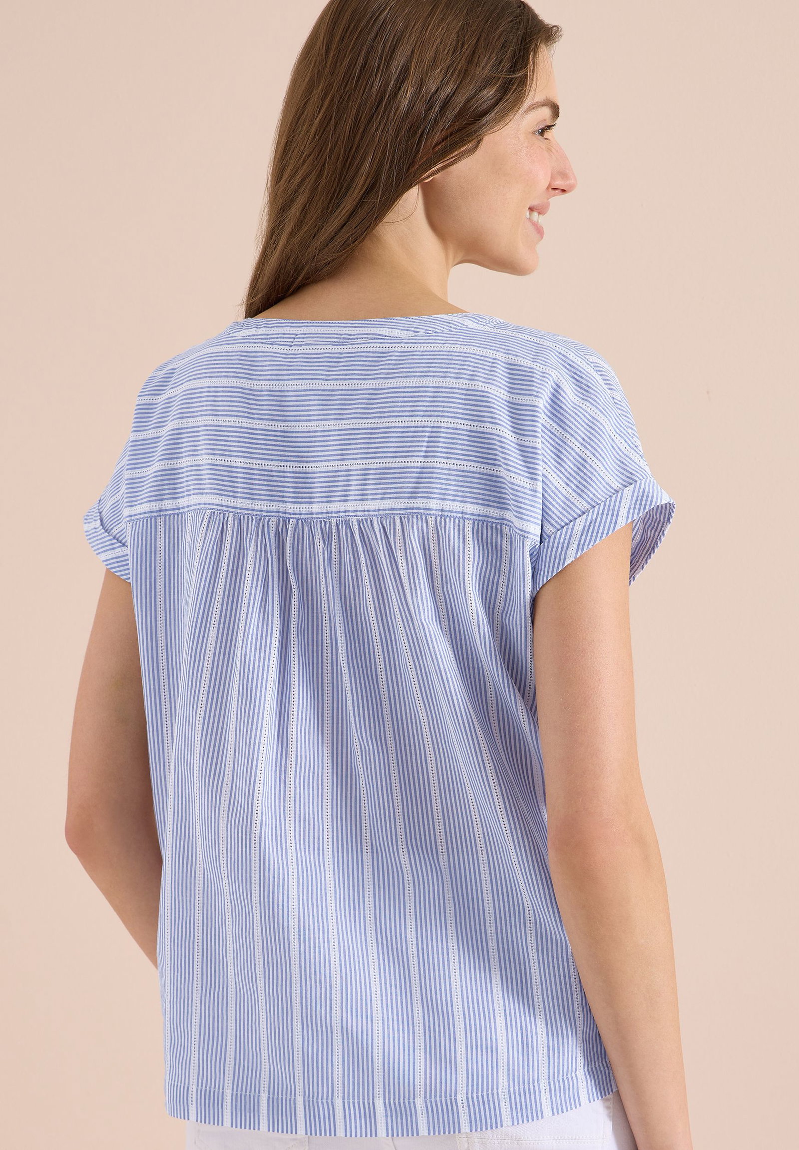 CECIL | CECIL Druckbluse | L | blouse blue