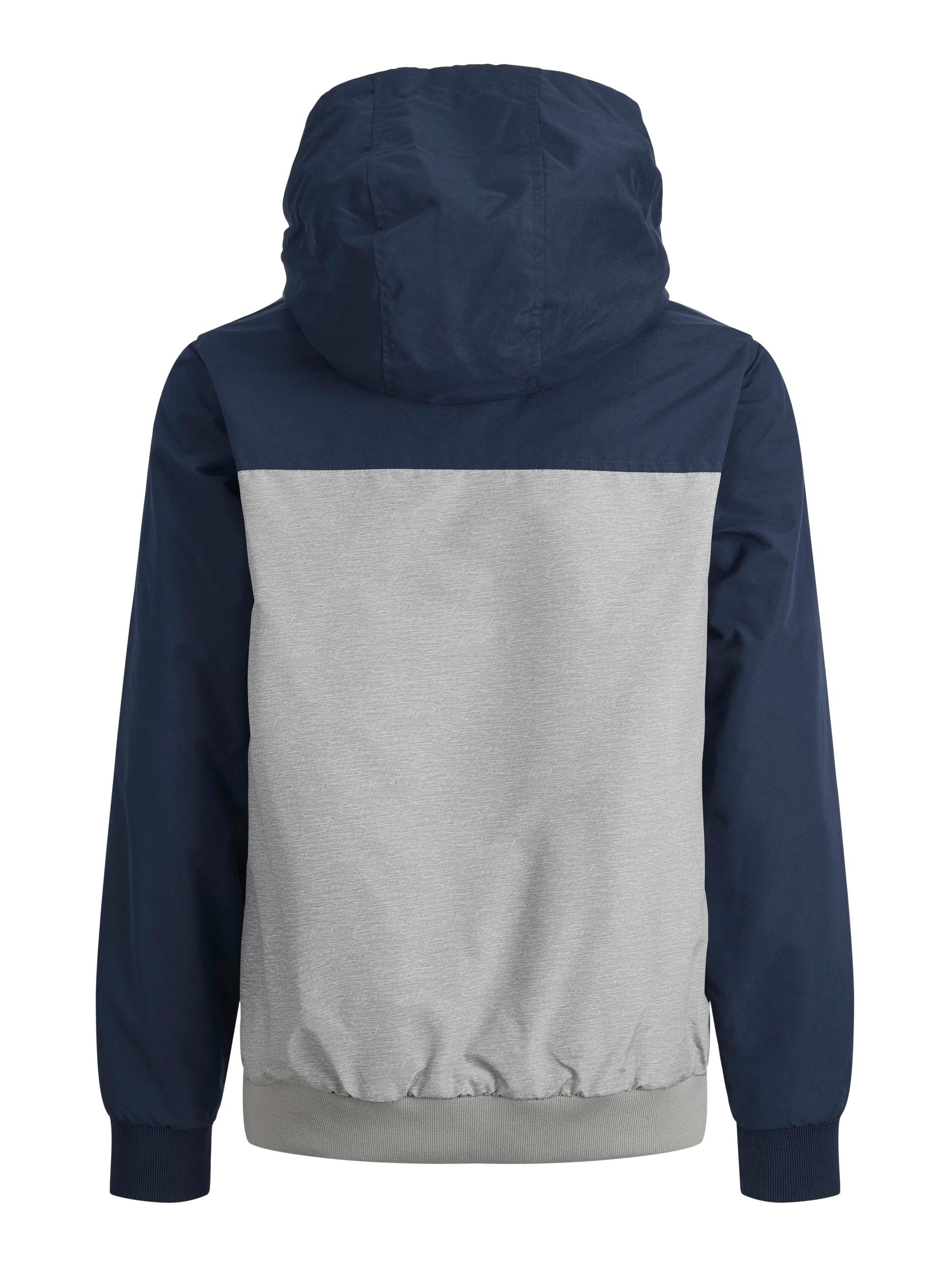 Jack&Jones |  JJERUSH BLOCKING HOOD BOMBER NOOS JNR | 140 | navy blazer