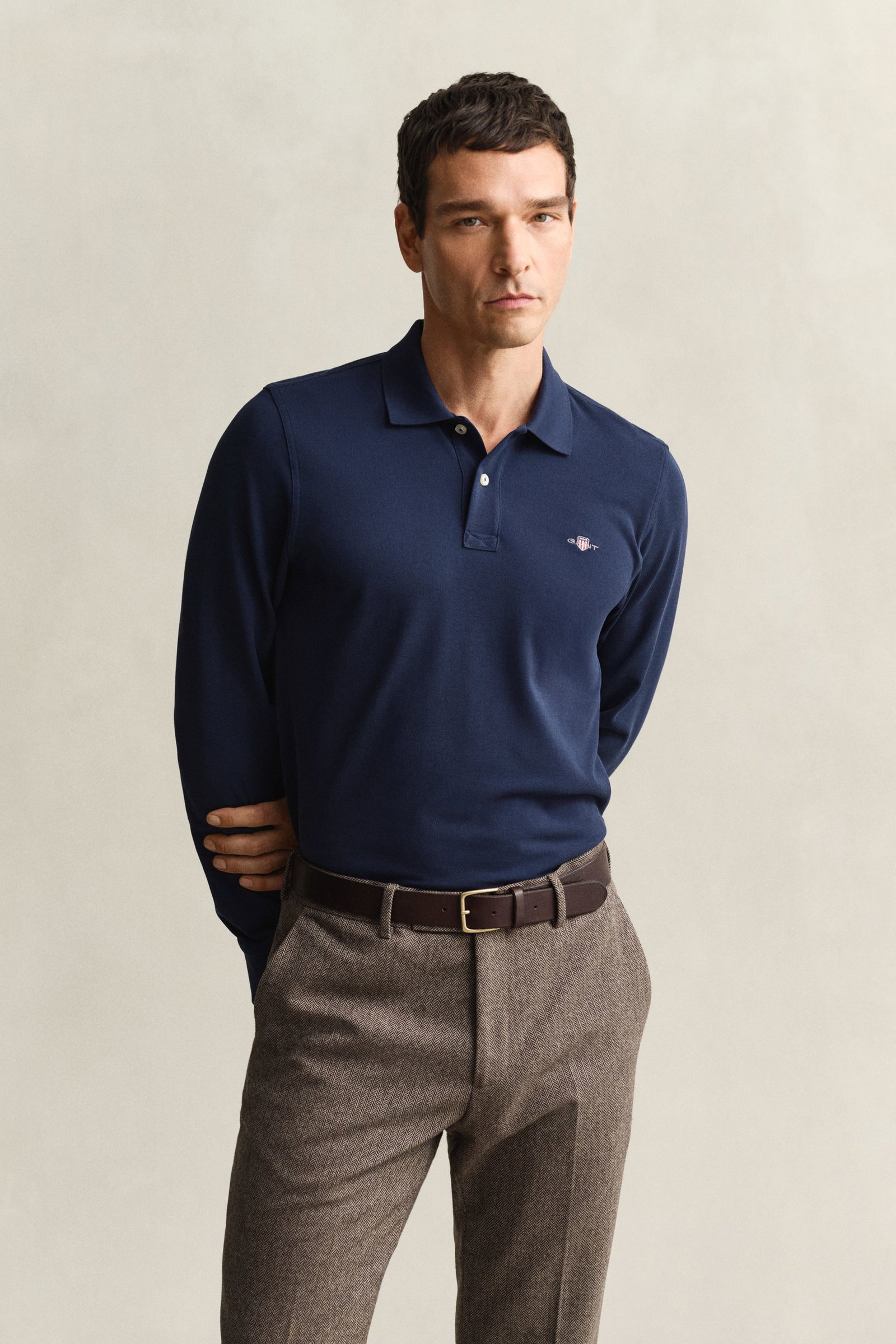 Gant |  Gant Piqué Rugger "Shield" | XXXL | evening blue