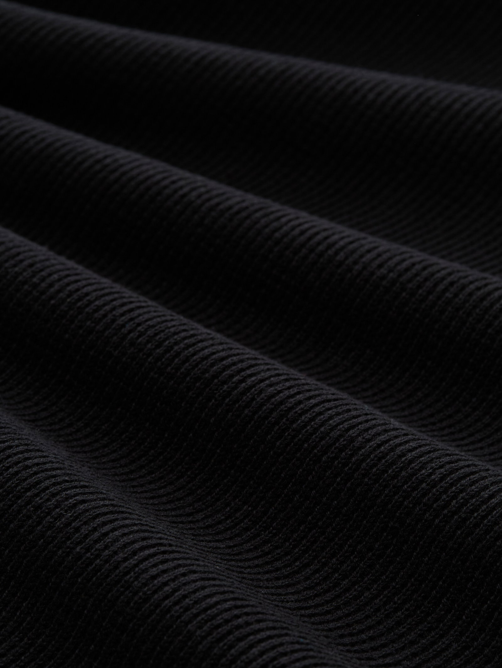 structured double layer crew n, Black #2