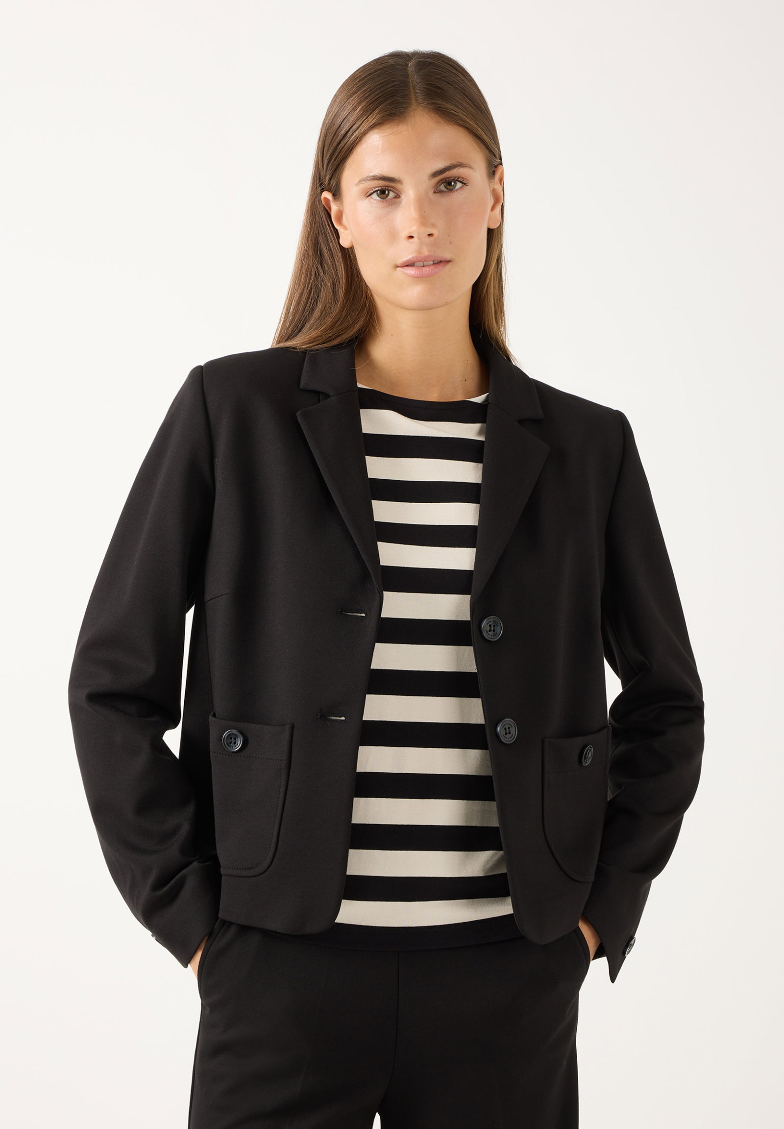 Fashion Jersey Blazer, black #3