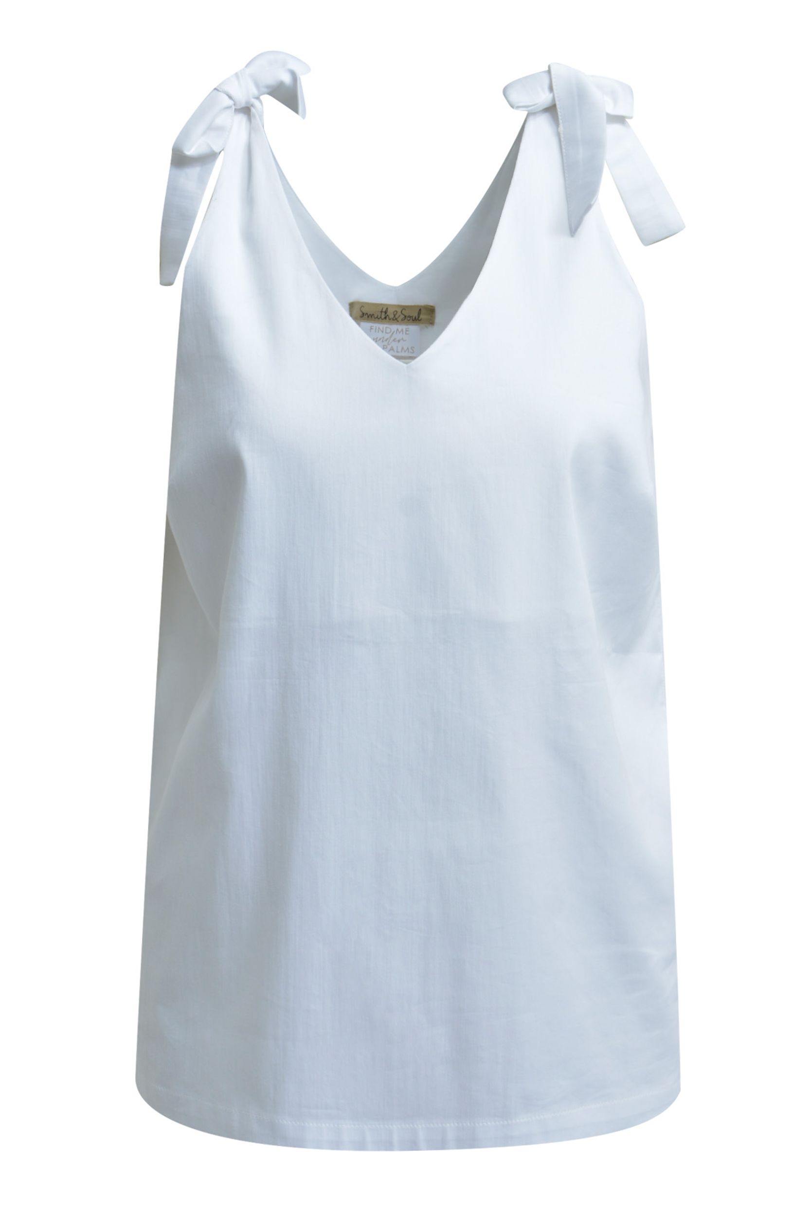  |  TOP WITH KNOT, WHITE | L | white