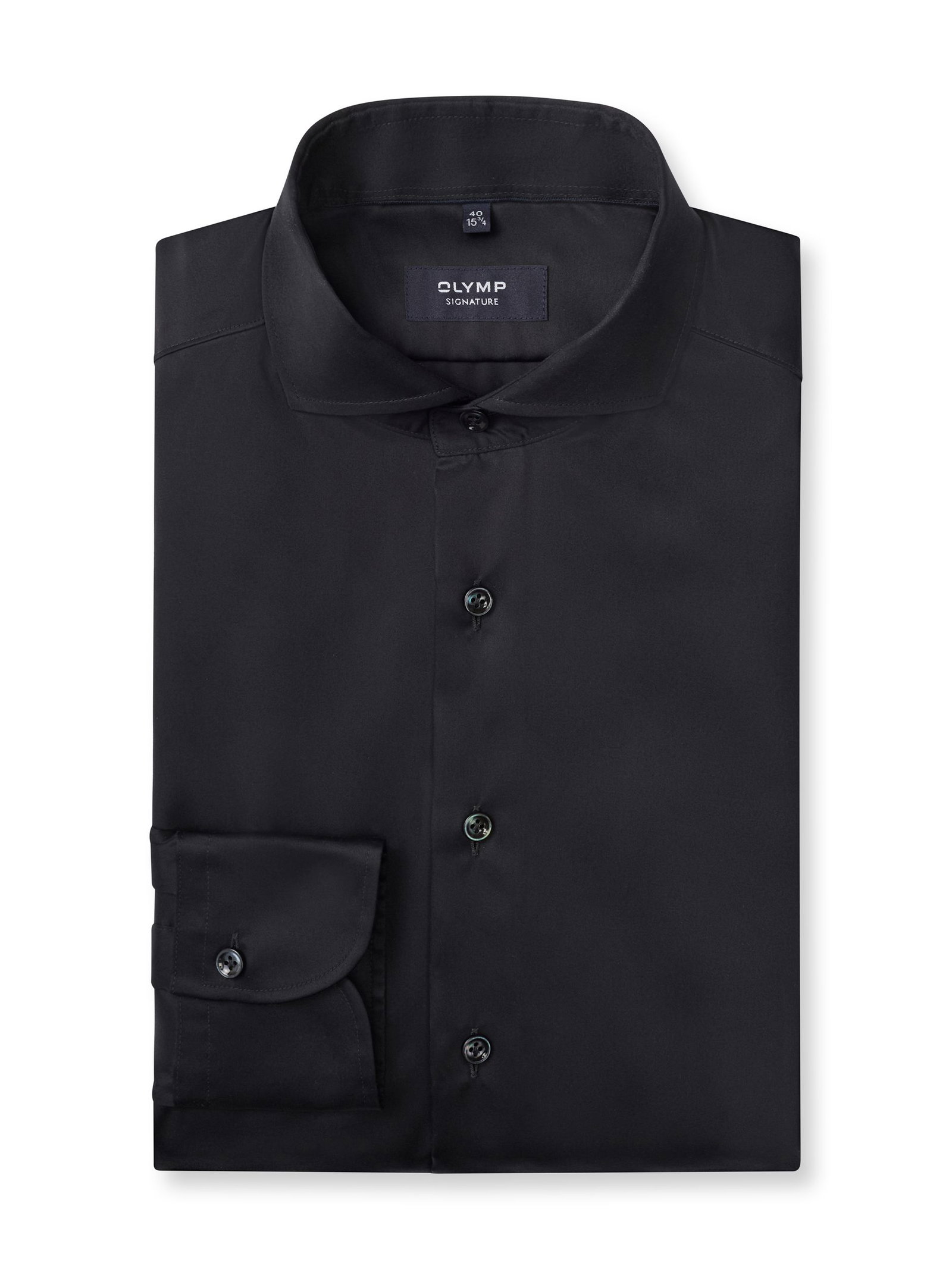 OLYMP Signature |  OLYMP Signature Hemd Modern Fit  | 46 | schwarz