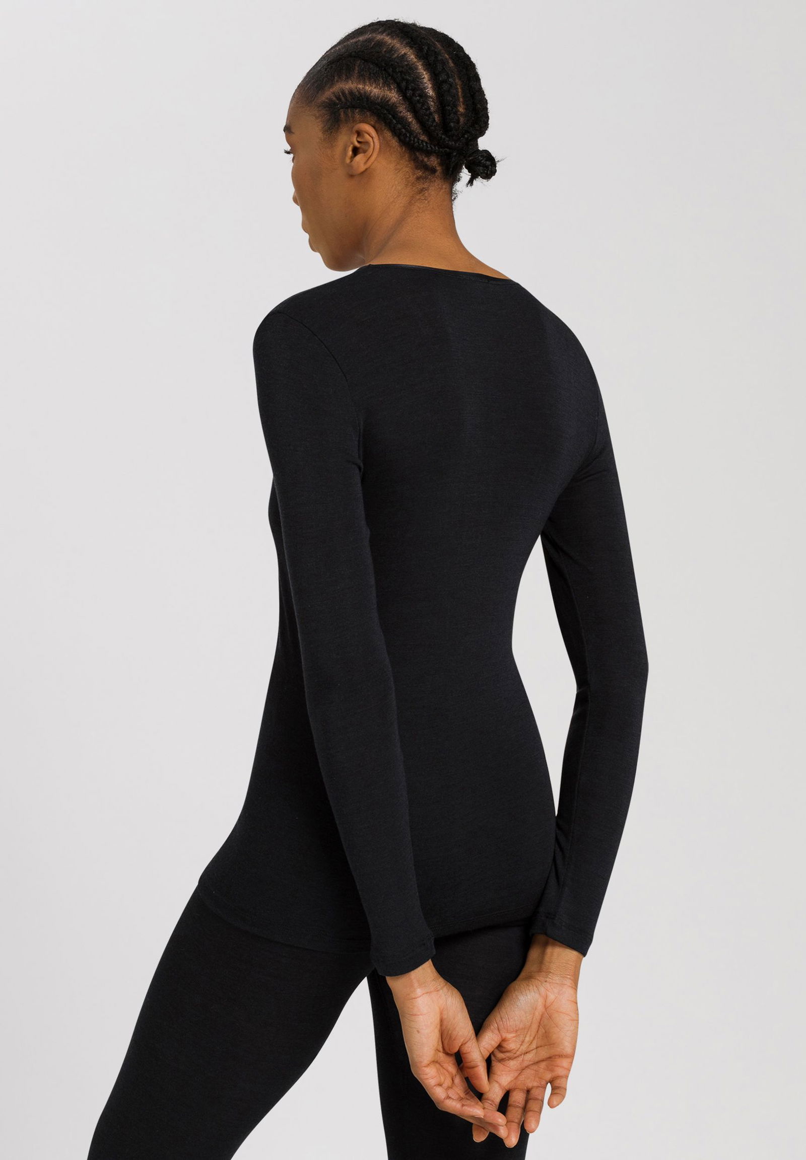  | Woolen Silk LSLV Shirt | M