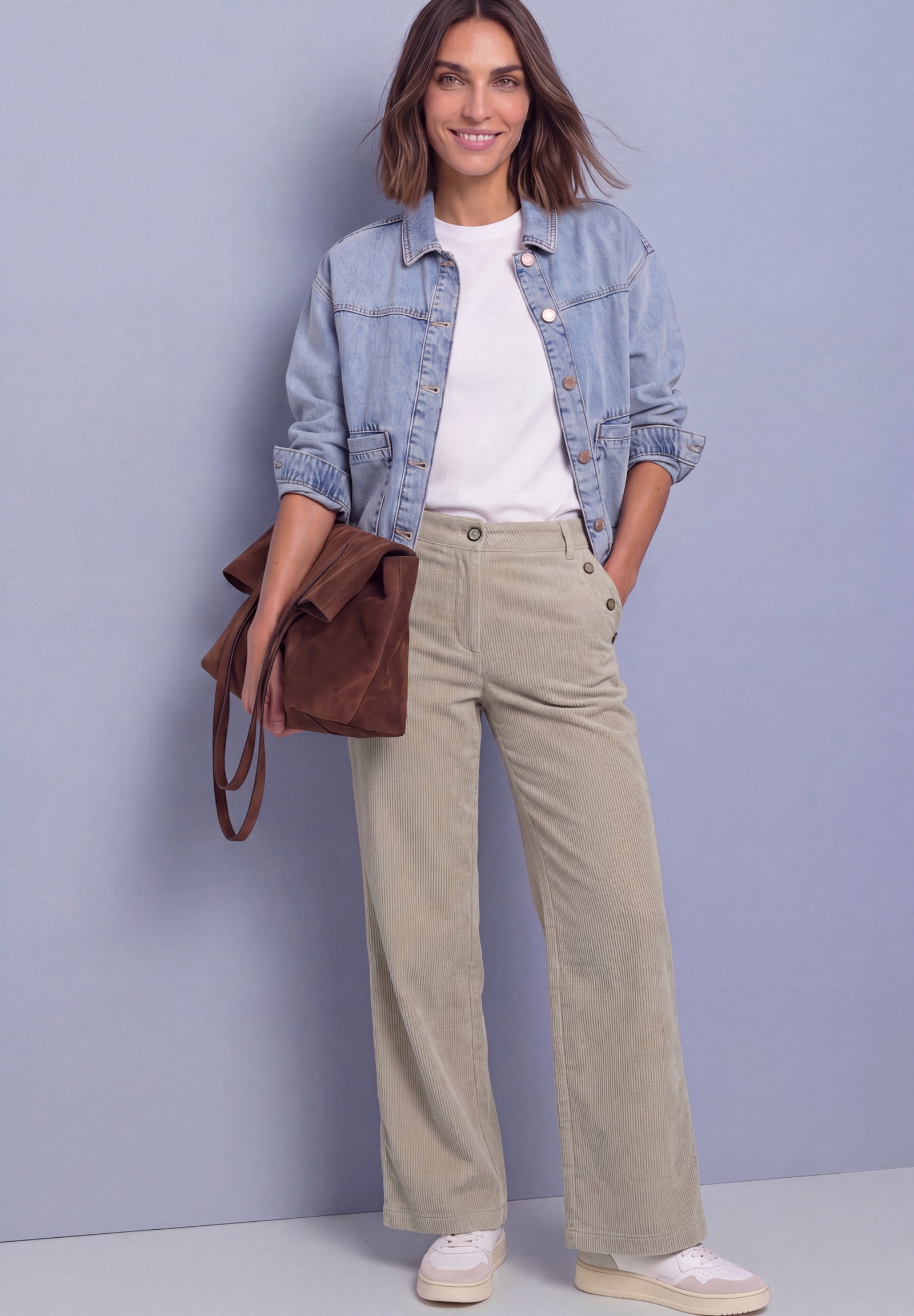LTD QR Style Amalia Corduroy B, fading sand #5