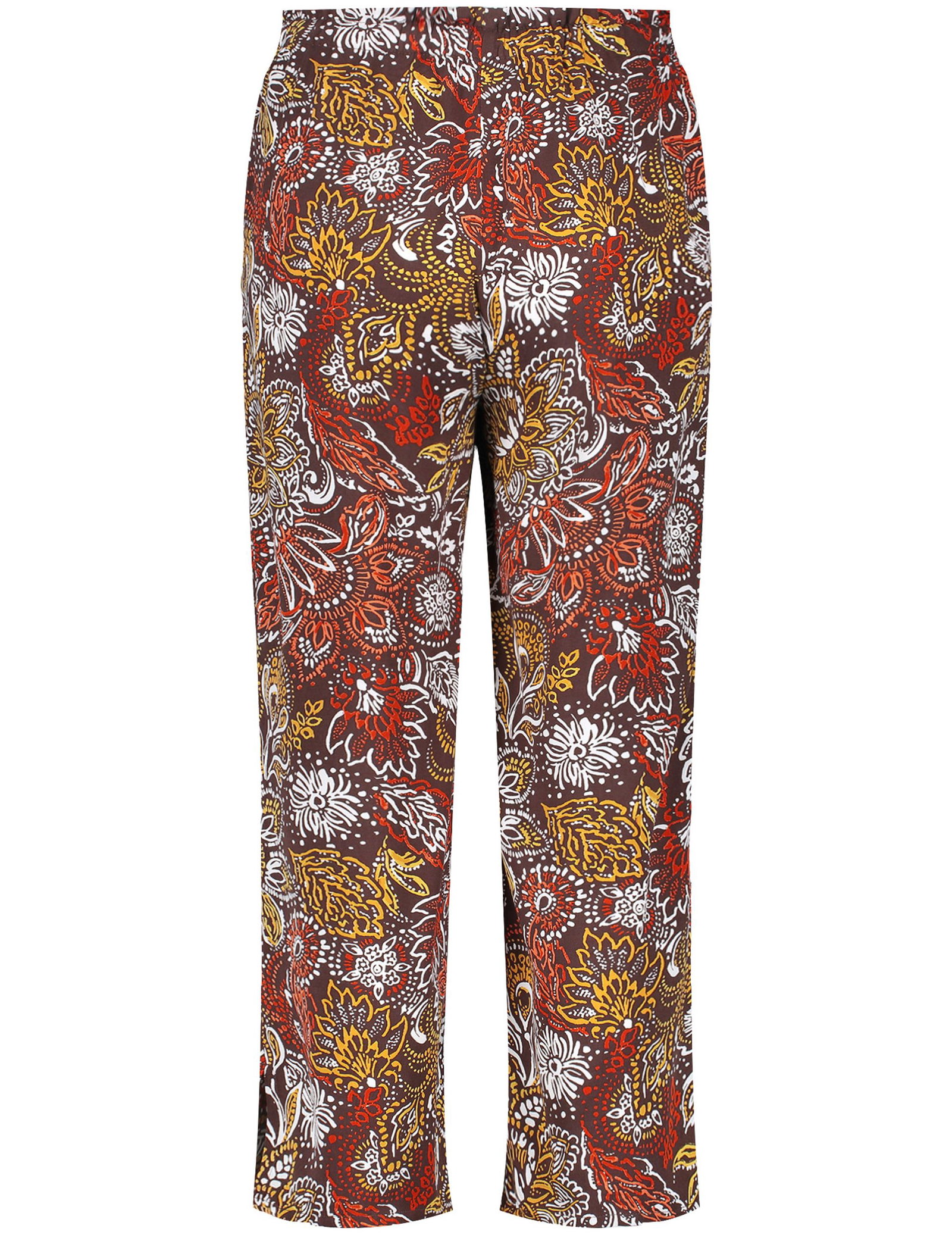 Gemusterte Hose Easy Fit EcoVero