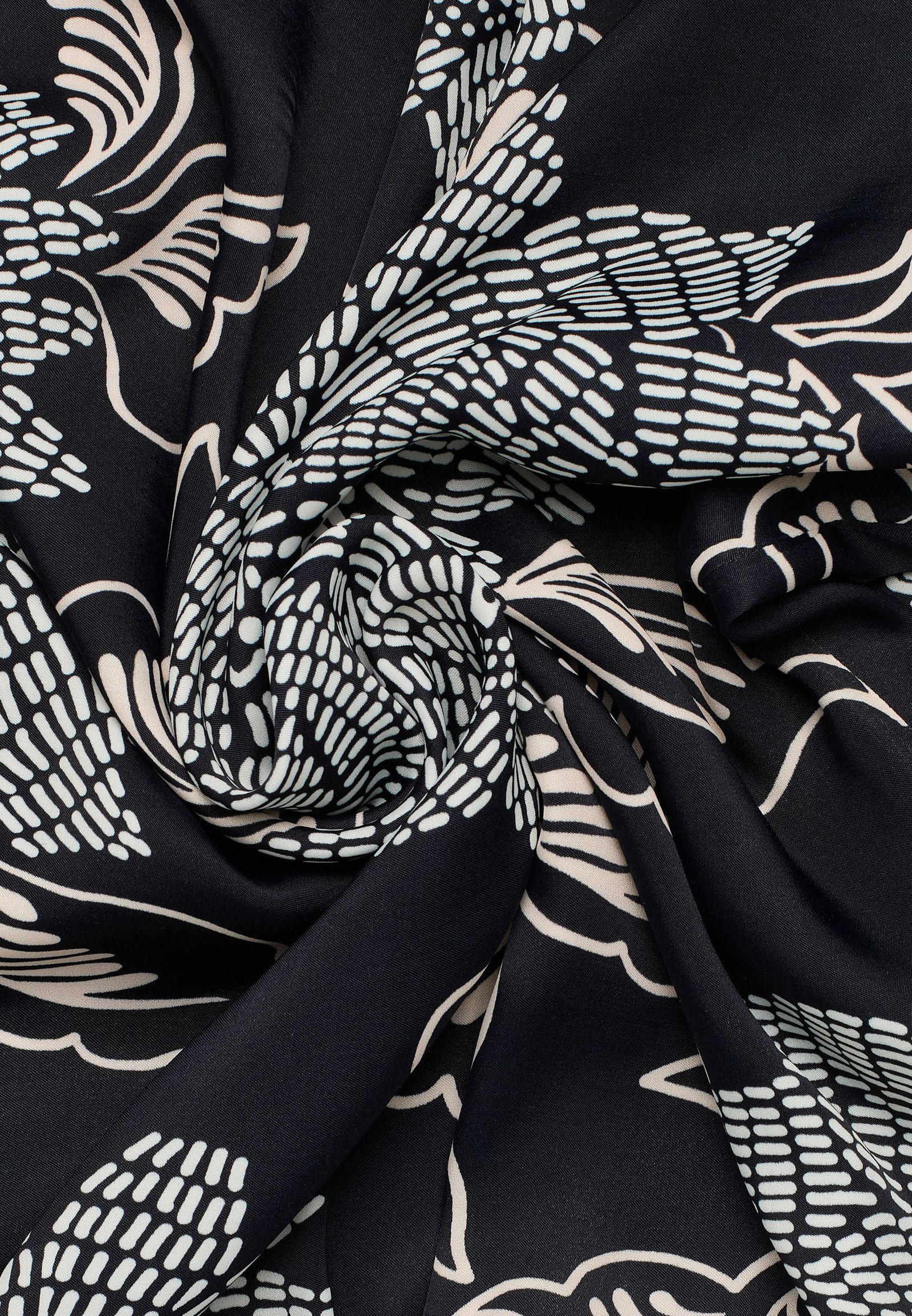 Eterna |  Eterna Druckbluse  | 40 | schwarz