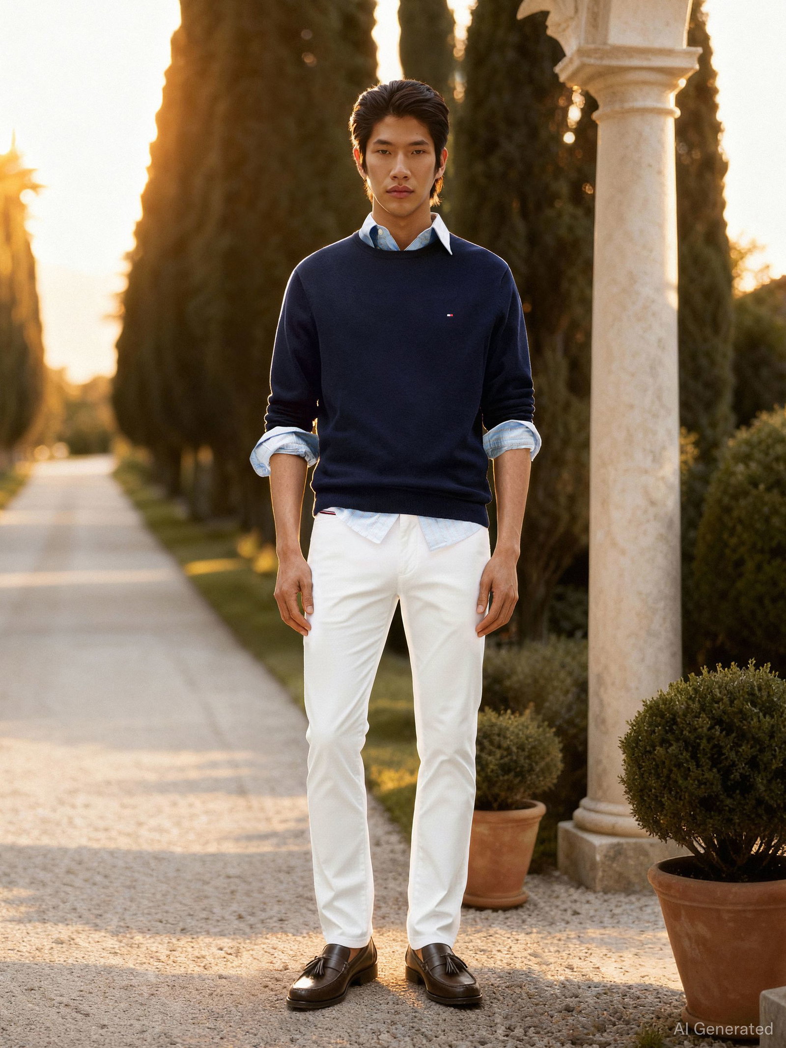 Tommy Hilfiger |  Tommy Hilfiger Pullover  | XXXL | desert sky