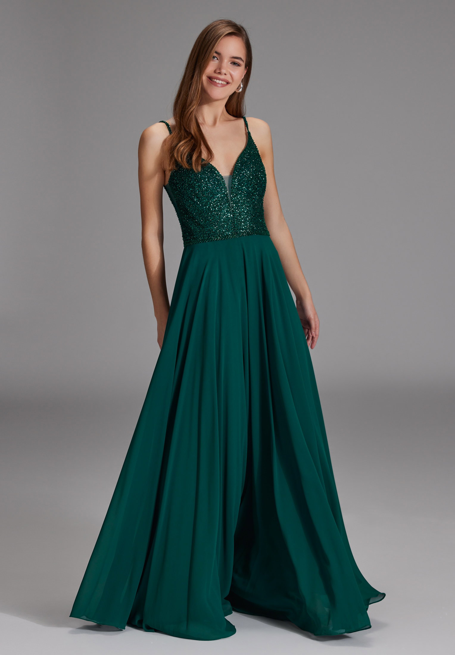 Hey Kyla Abendkleid aus Materialmix #3