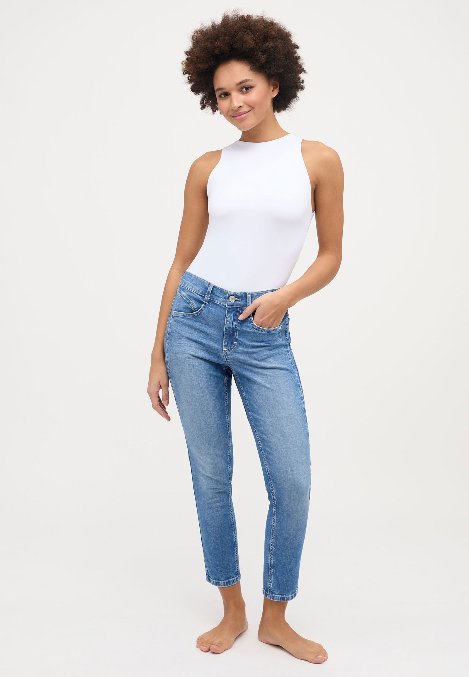Angels | Angels 7/8-Jeans | 36 | light blue random used