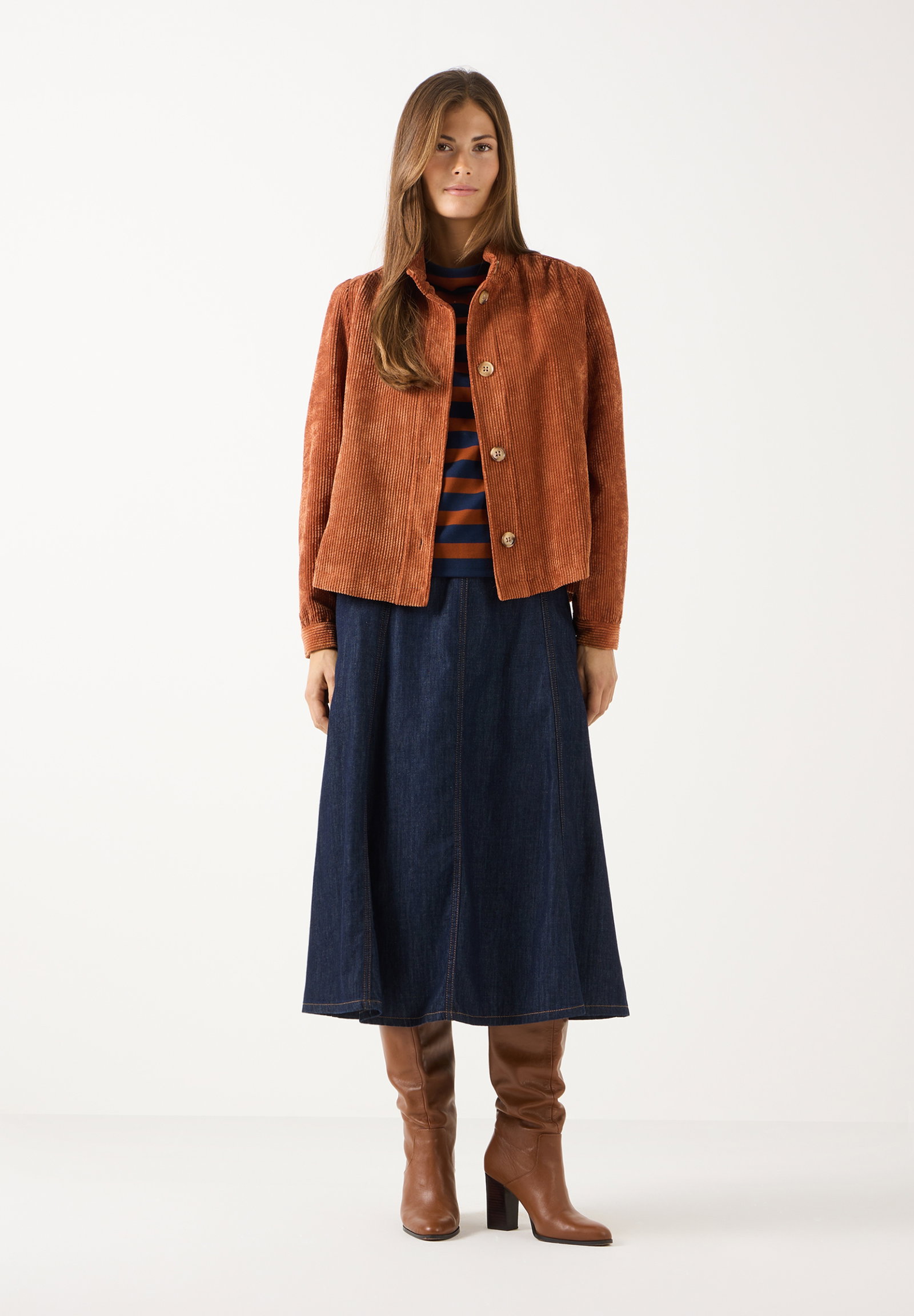 Soft Corduroy Jacket, cinnamon #3