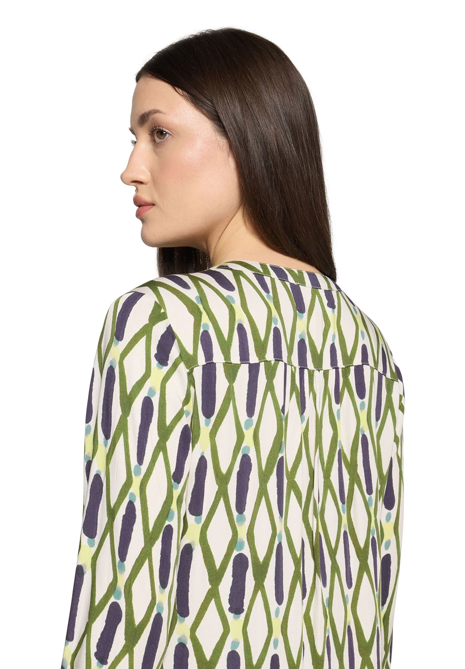 Cartoon |  Cartoon Druckbluse  | 36 | green/blue