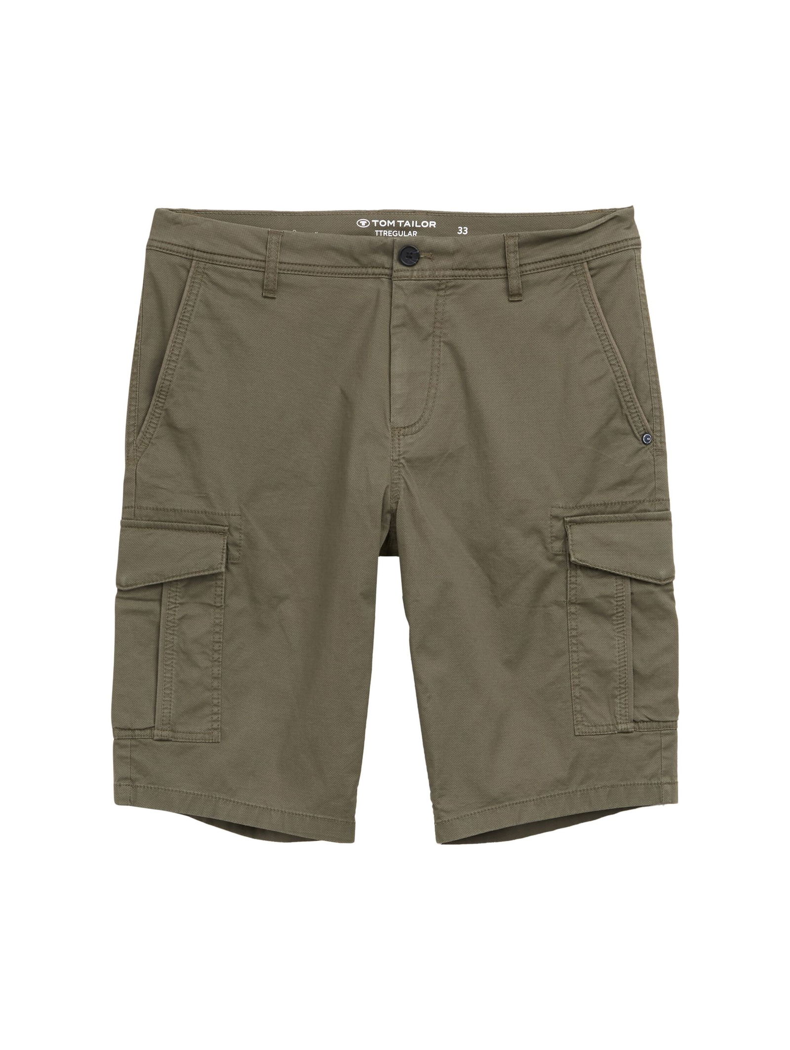 Tom Tailor |  Tom Tailor Shorts  | 31 | olive triangle print