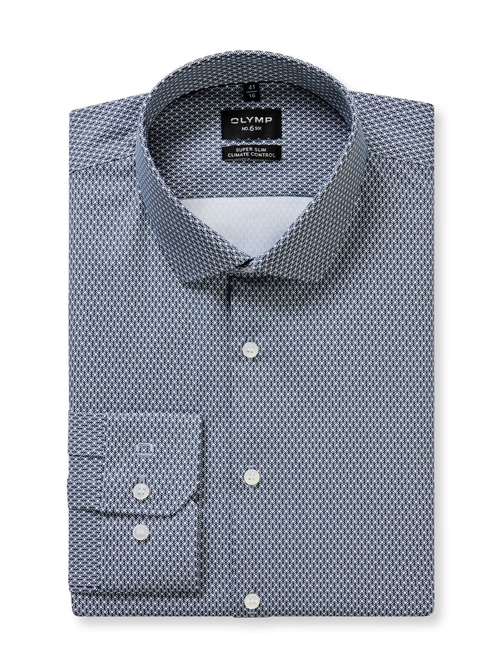 Olymp |  Olymp Hemd Slim Fit  | 40 | bleu