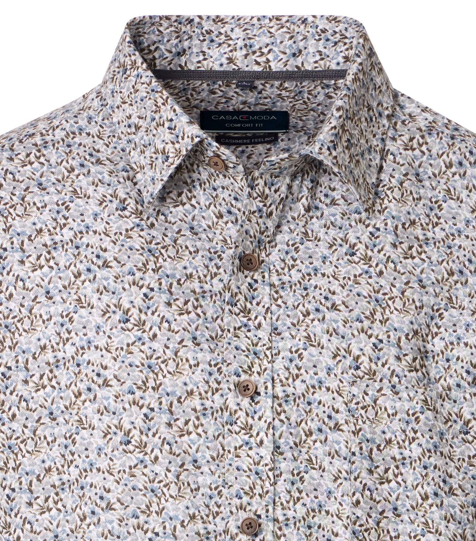 Casa Moda | Casa Moda Hemd Regular Fit | L | silber
