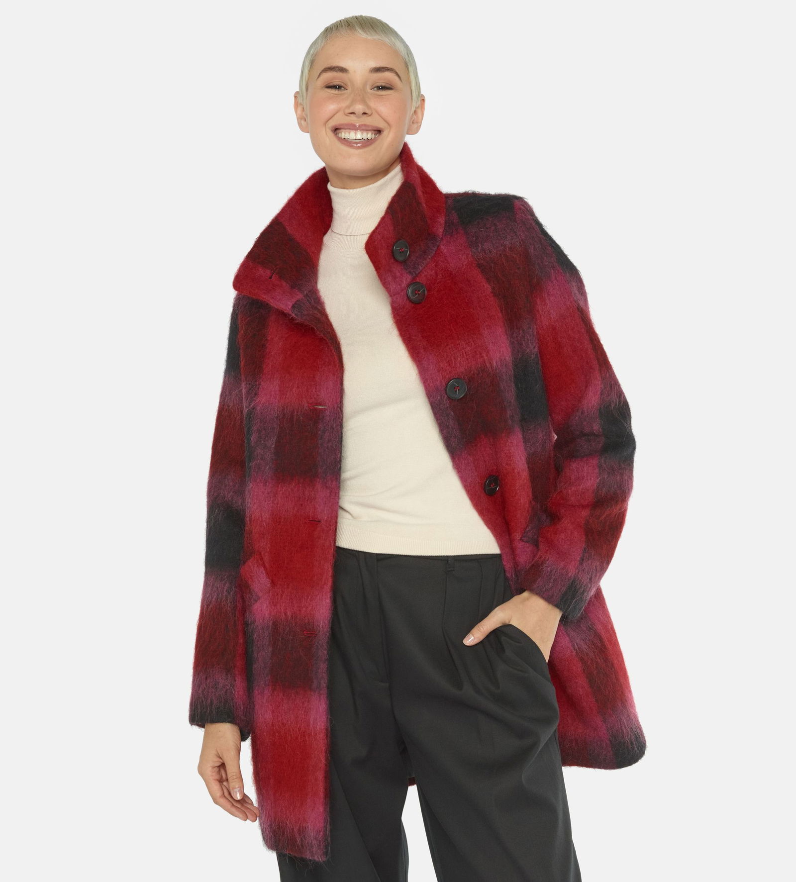 Fuchs & Schmitt | Fuchs & Schmitt Wolljacke | 36 | rot/pink