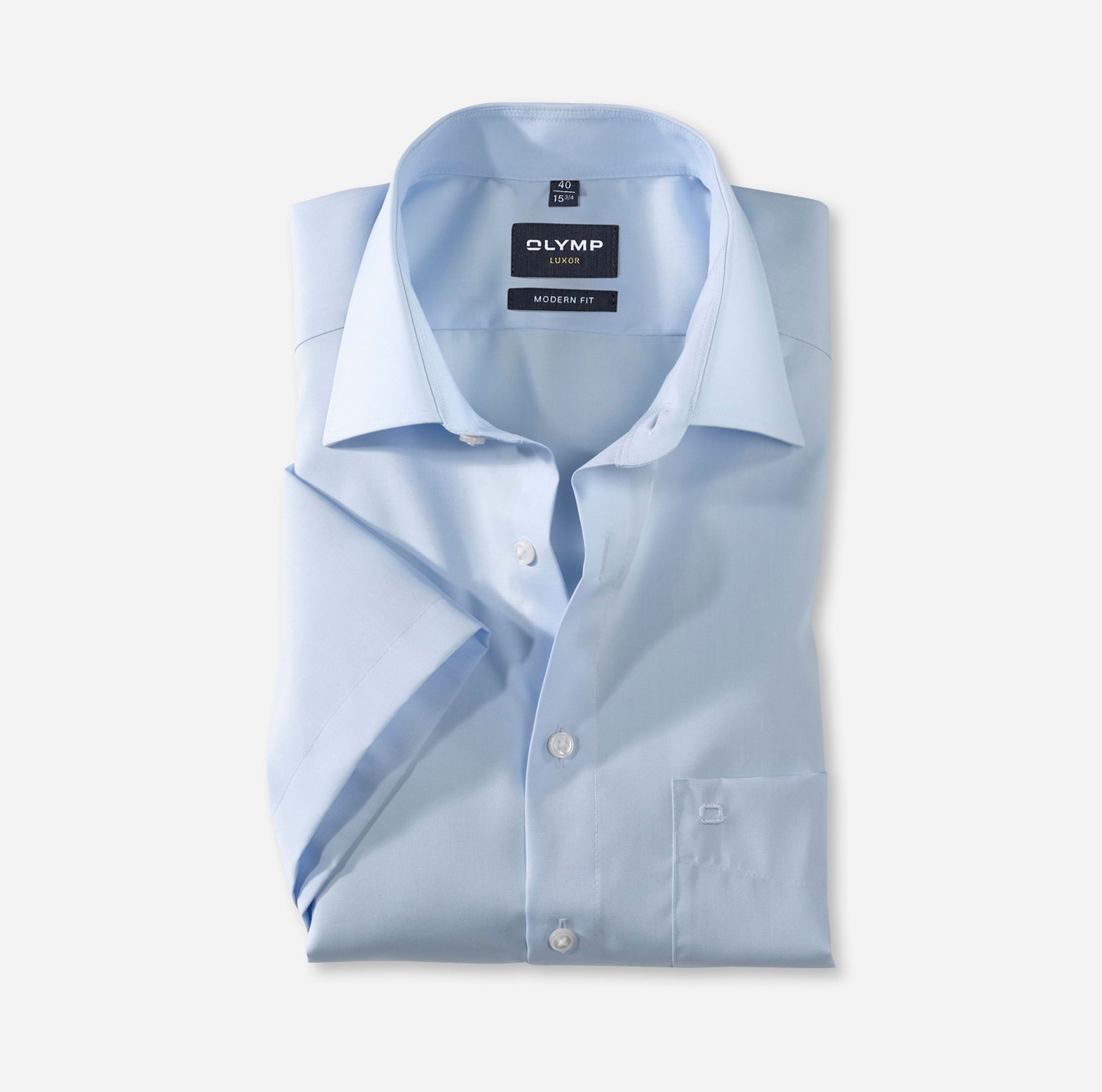 Olymp |  Olymp Hemd Modern Fit  | 44 | blau