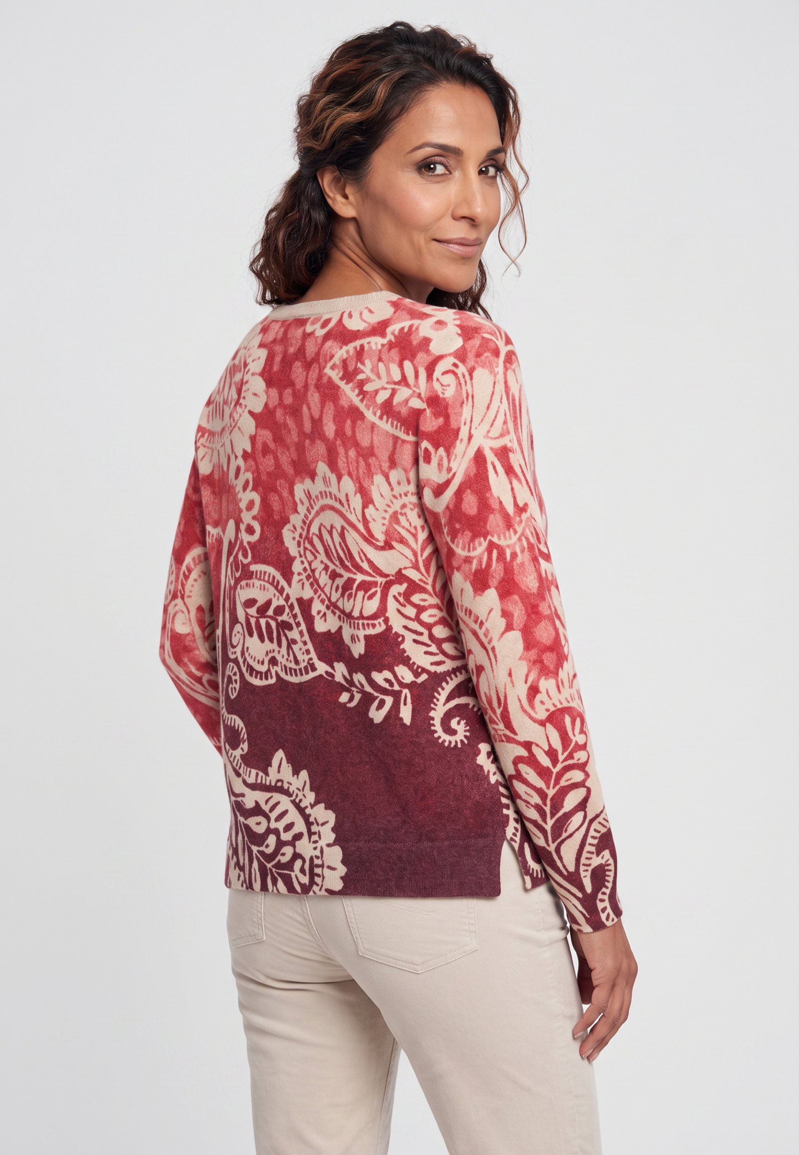 Pullover Long Sleeves, Sienna Red #2