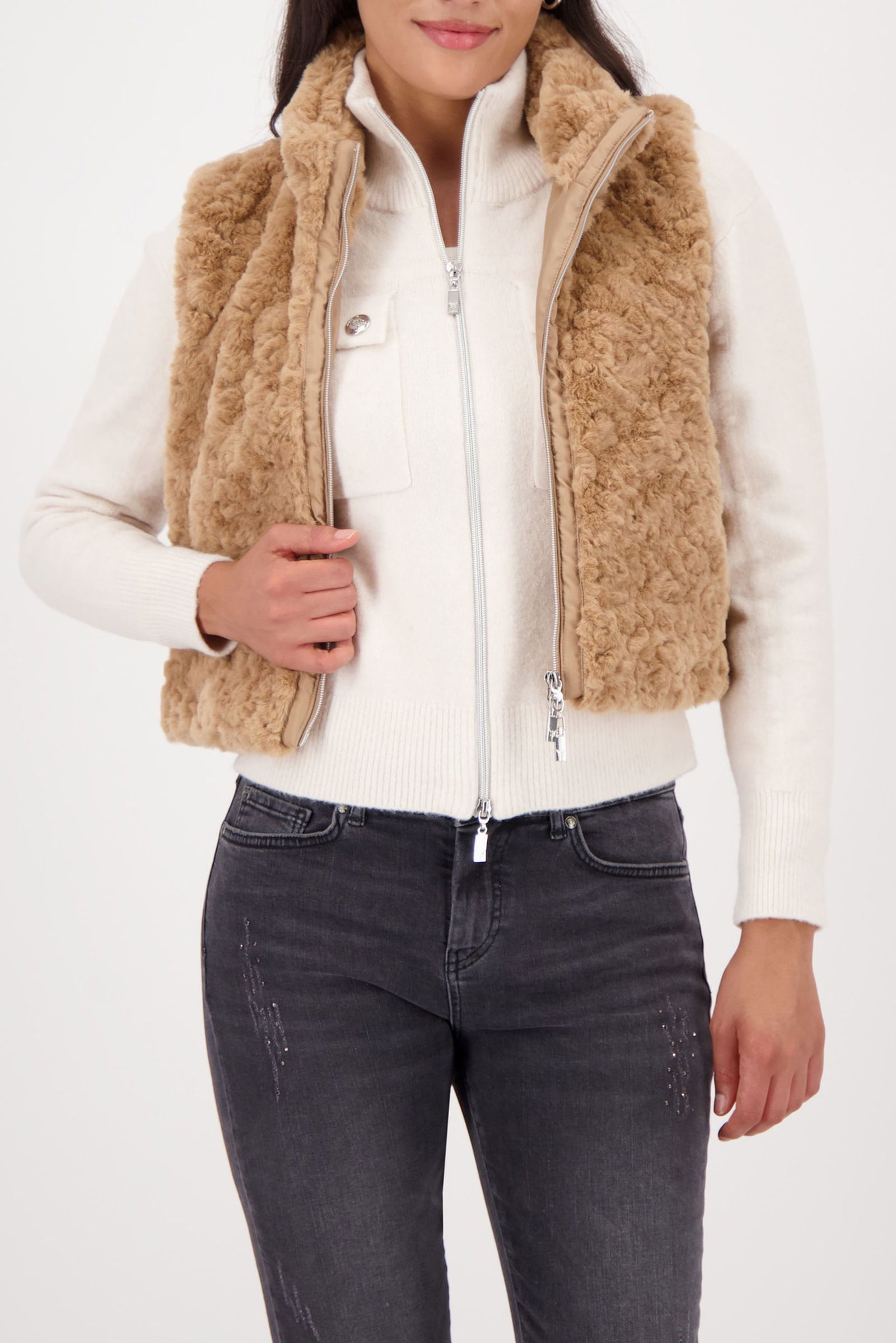 Monari | Monari Weste | 44 | cognac
