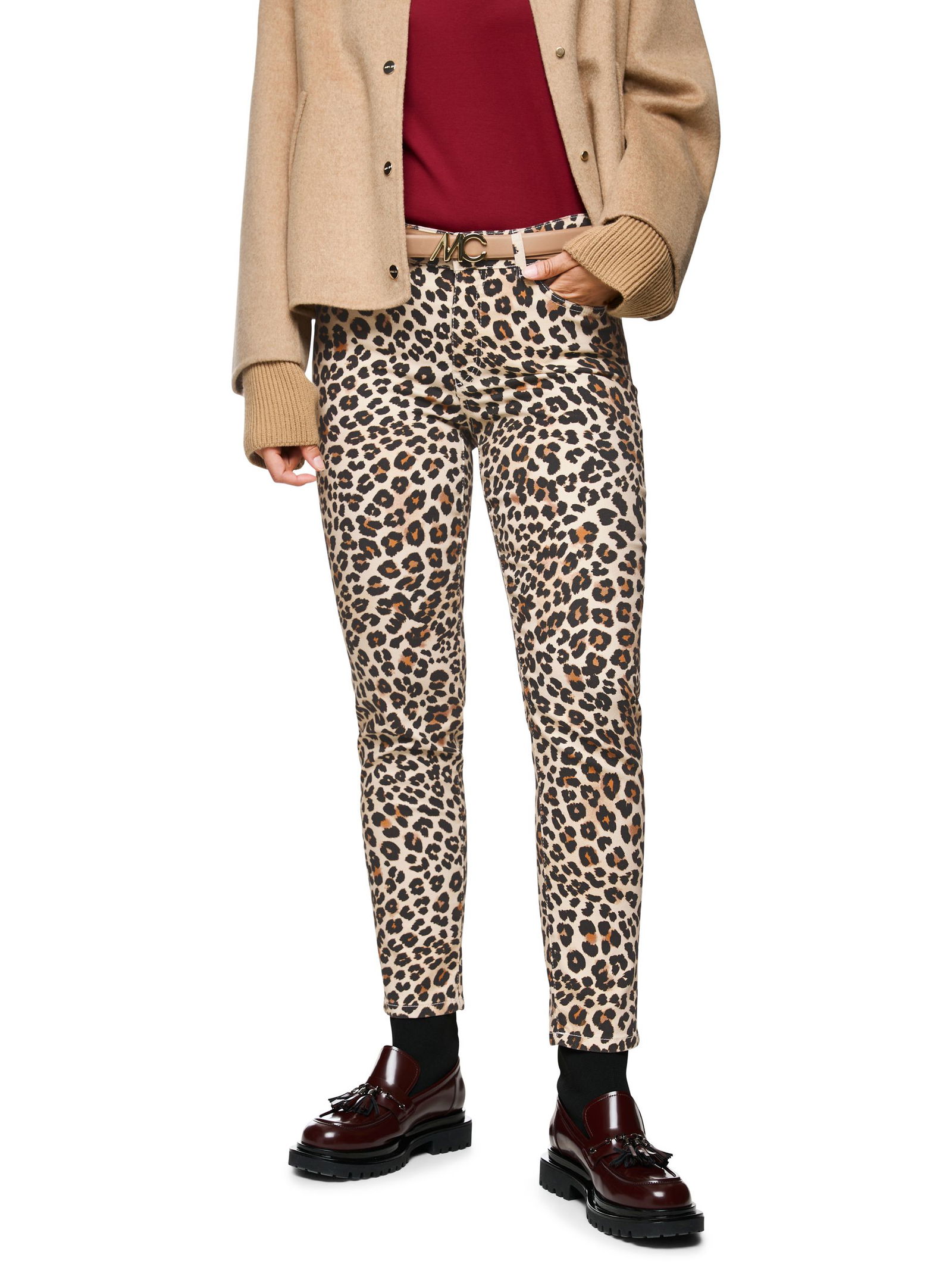 259079d4a60047551ba4a3de272744a0 Marc Cain Pants |  Marc Cain Pants Leo Jeans SILEA "Rethink Together" | 44 | bright ecru