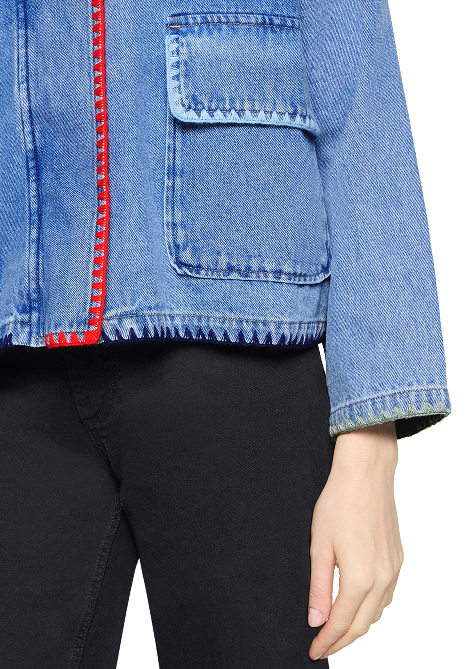 Amber & June |  Amber & June Funktionsjacke  | 44 | middle blue melange