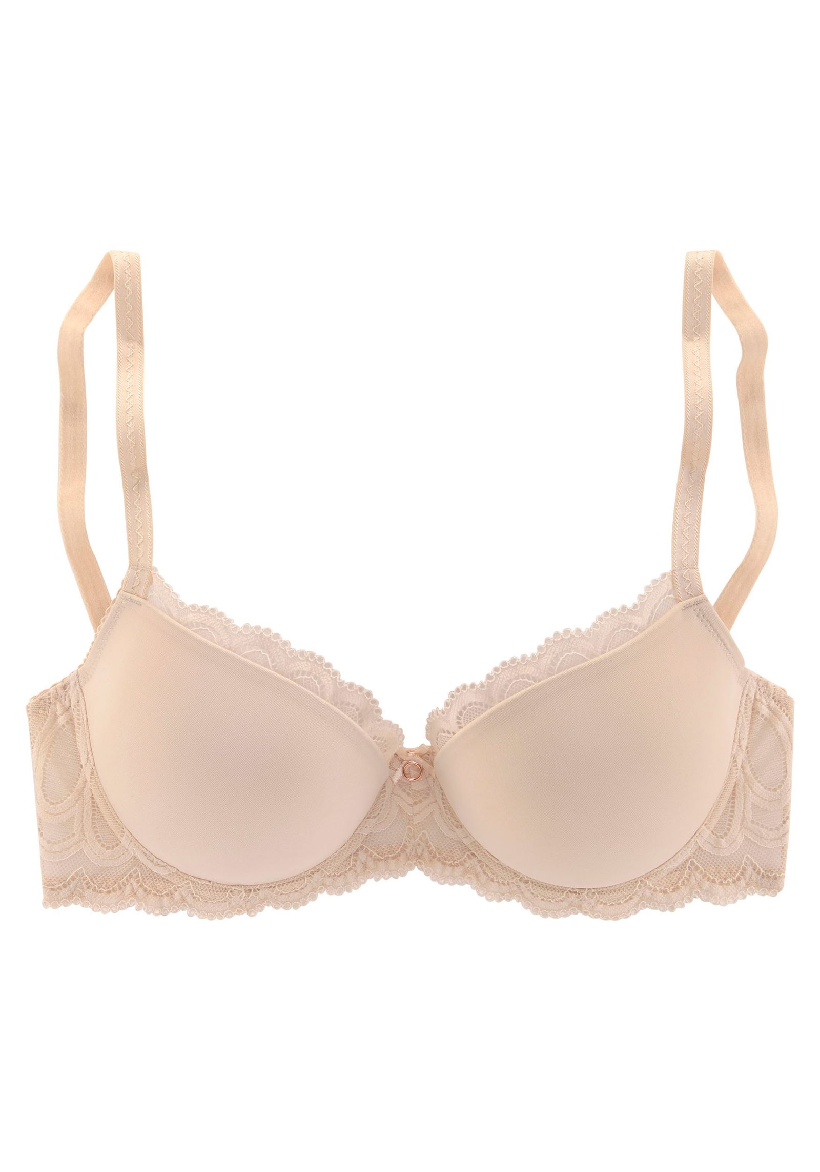Lascana |  Lascana Schalen-BH "Evita" Größe "D" | 80/D | sand