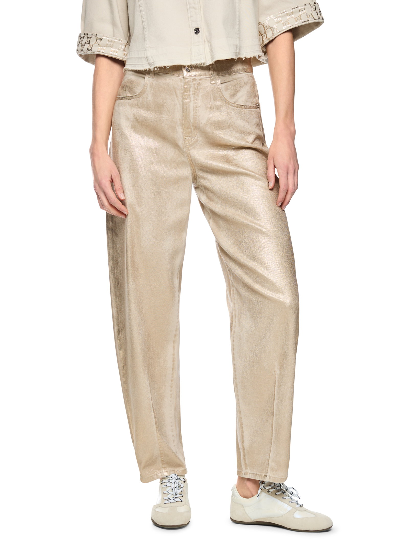 Jeans RUMA, champagne gold #7