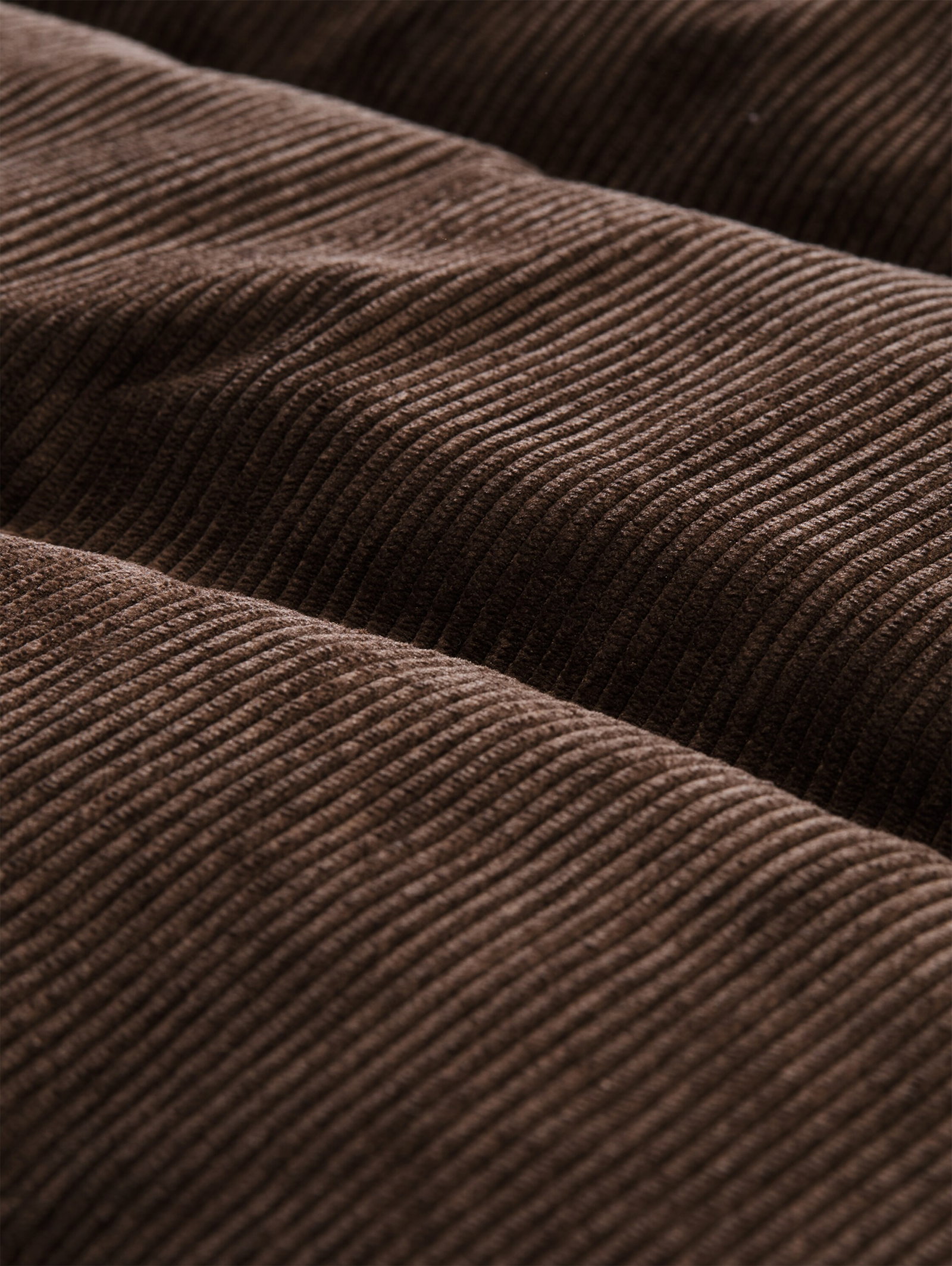 corduroy puffer jacket, cool dark brown #2
