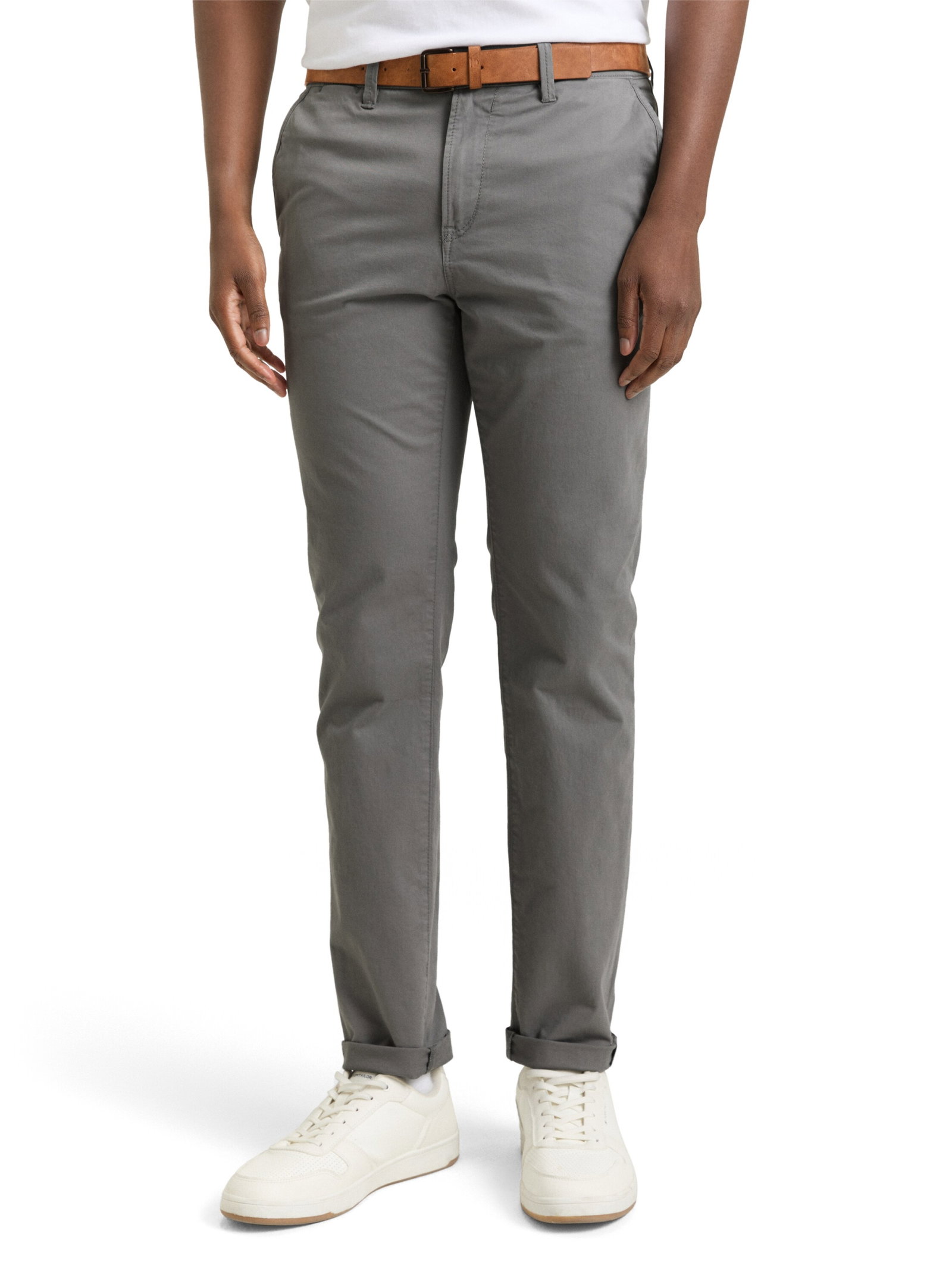 Slim Chino with belt, Castlerock Grey #2