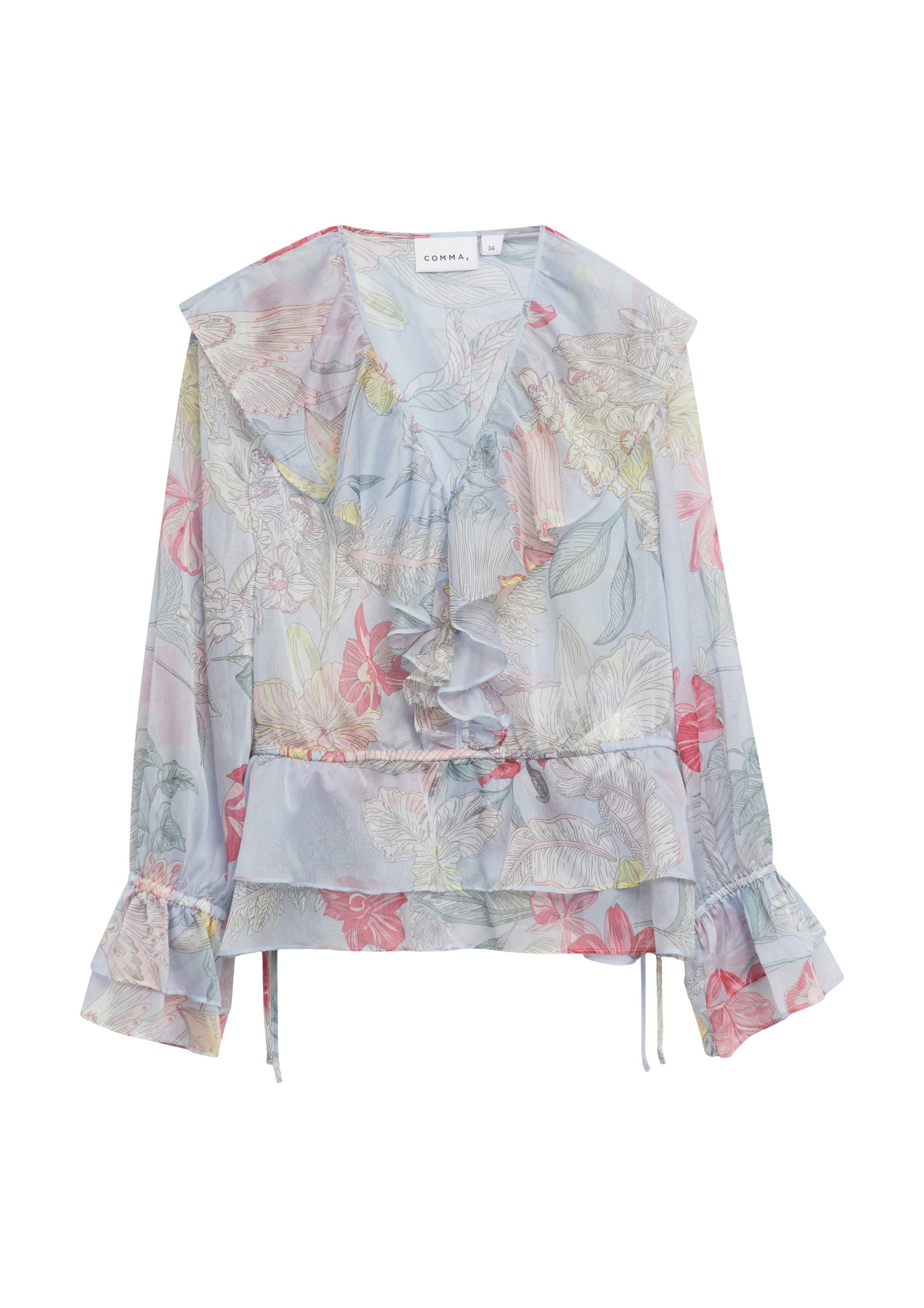 Comma Chiffonbluse mit Volant-Details #2