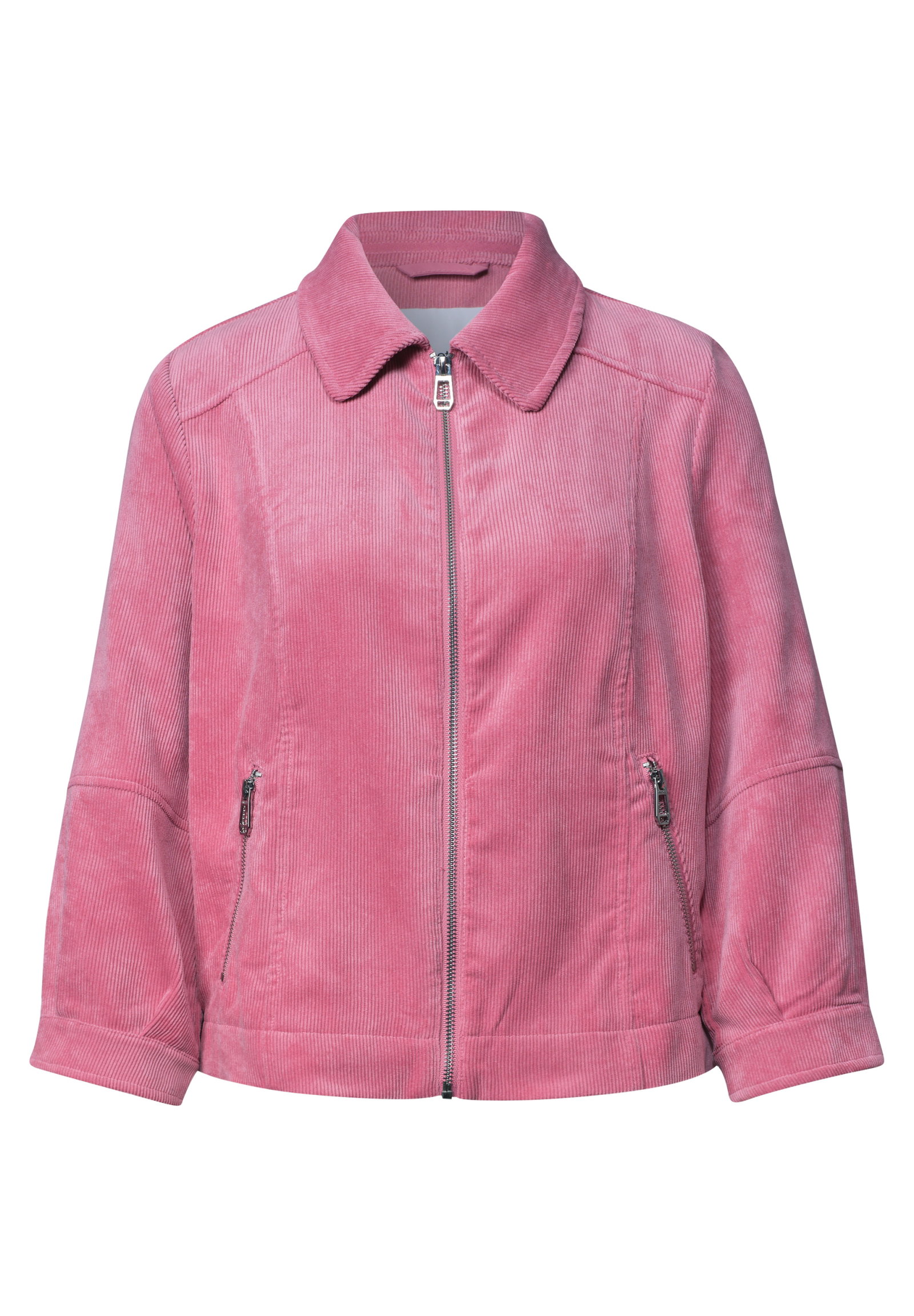 Short Corduroy Jkt, blush berry #1
