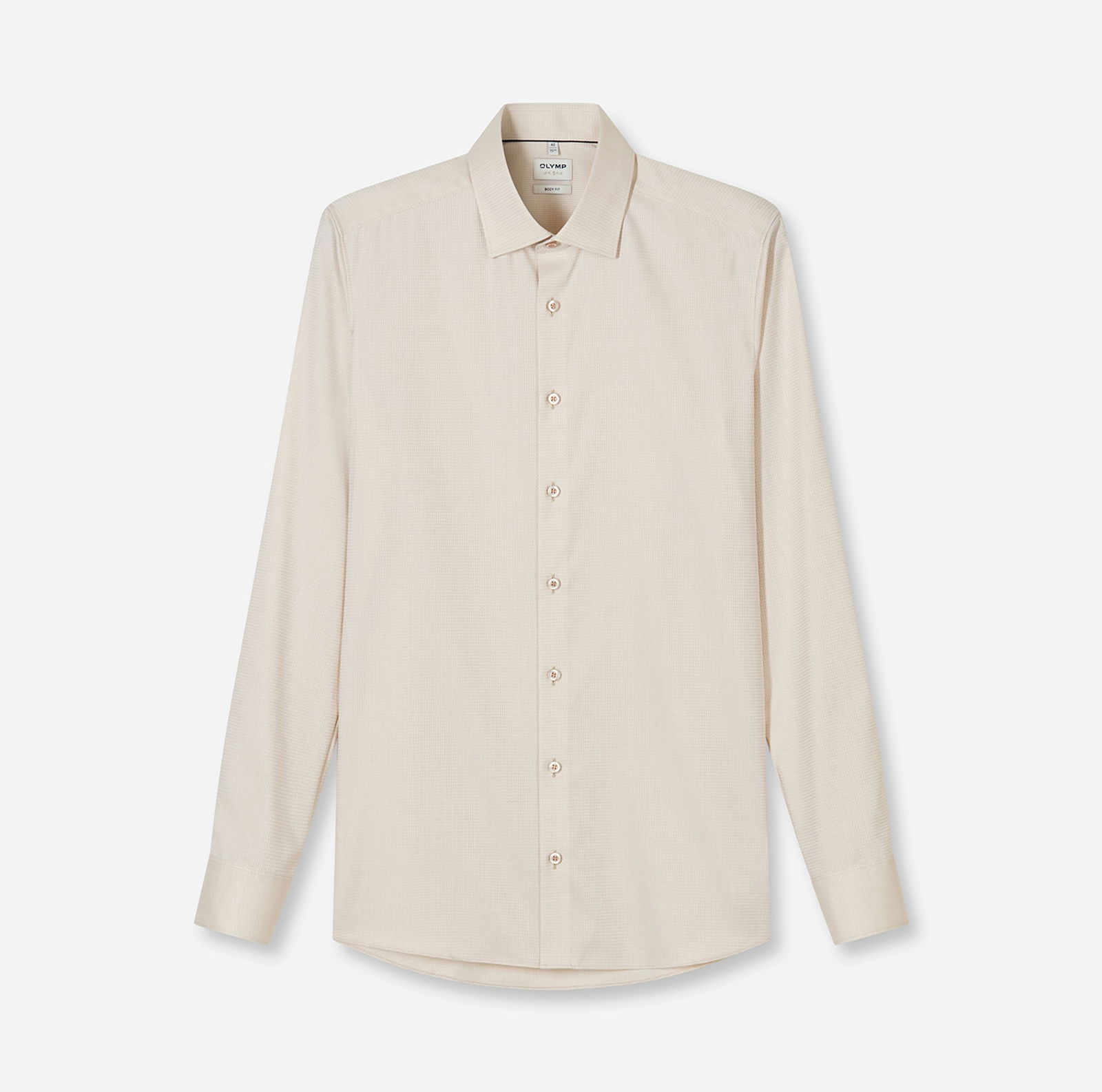 Olymp |  Olymp Hemd Slim Fit  | 44 | beige