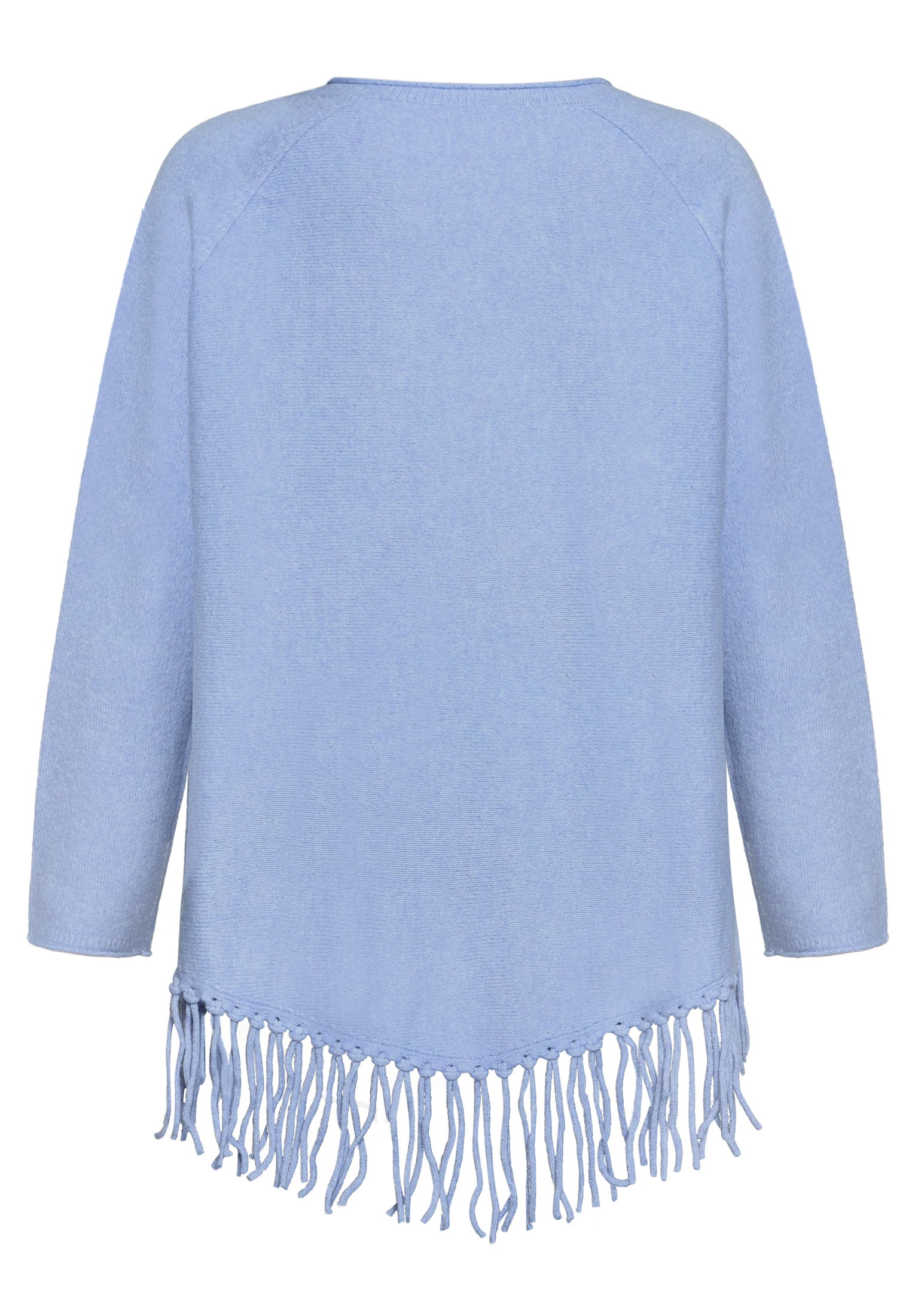 Strickpullover Lang 1/1 Arm, Light Blue Melange #2