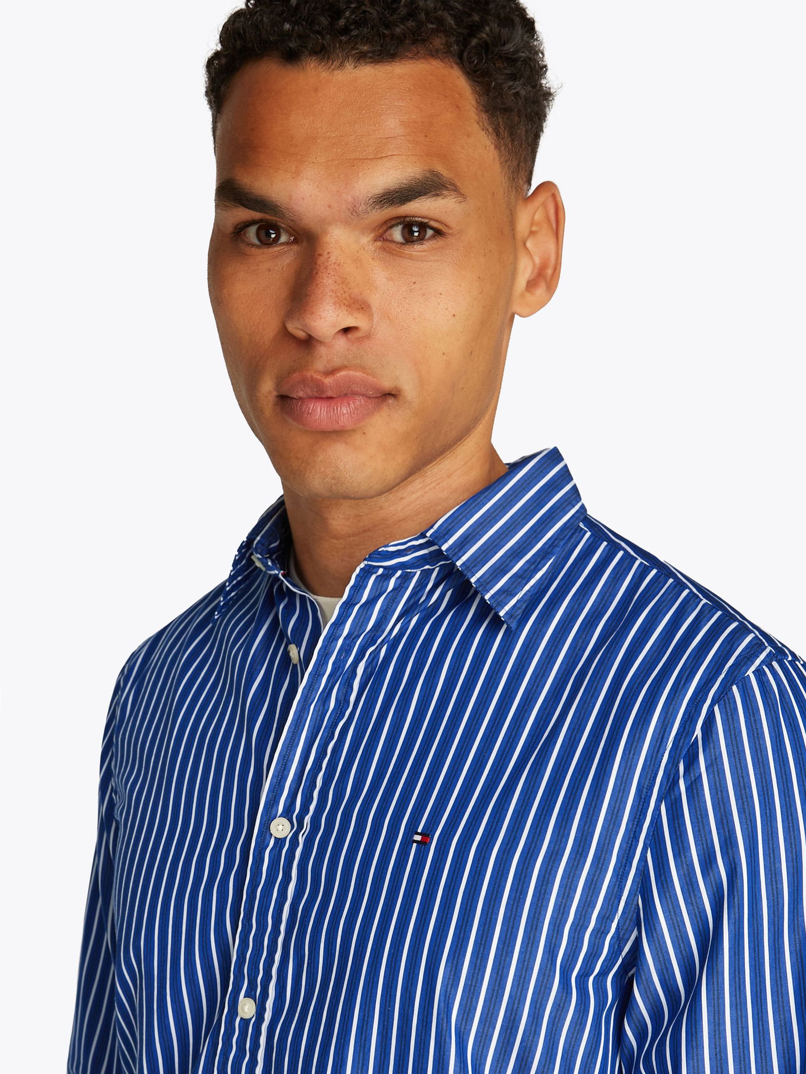 Tommy Hilfiger |  Tommy Hilfiger Hemd Regular Fit  | XXXL | blue spell ithaca stp