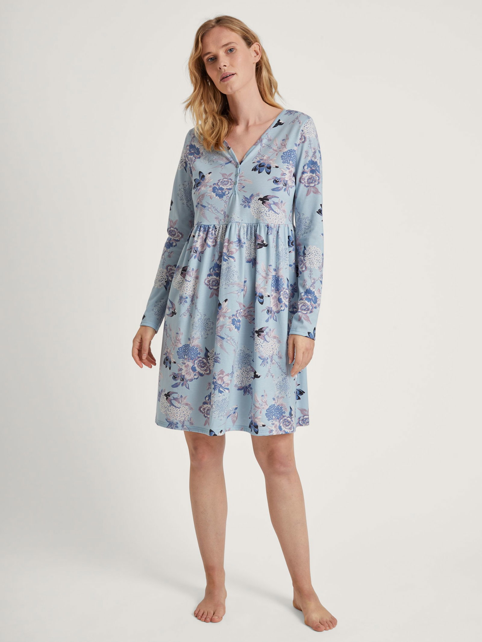 Calida Nachtkleid blau #1