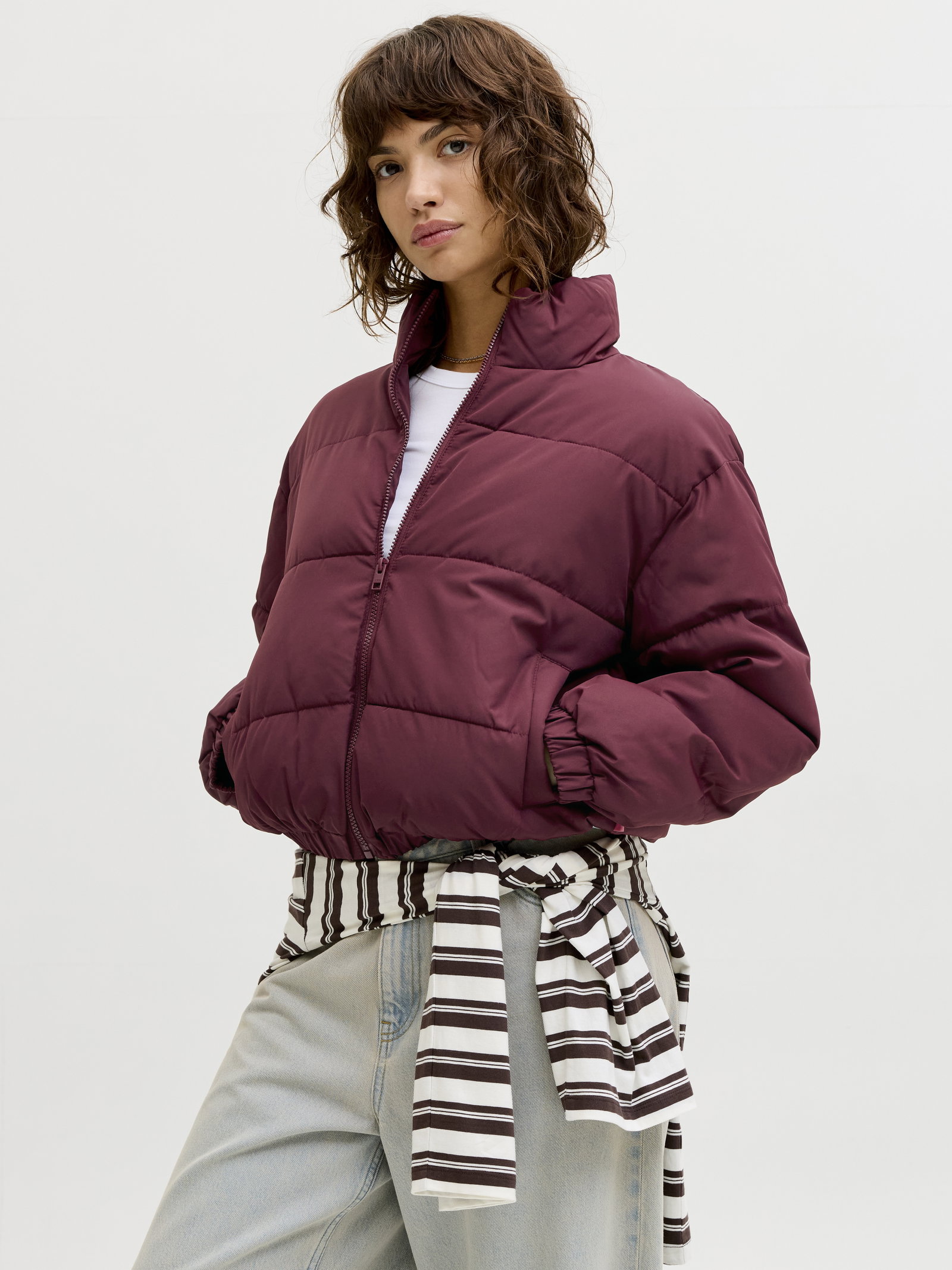 JXTRACY PUFFER JACKET OTW LN, Cabernet #7