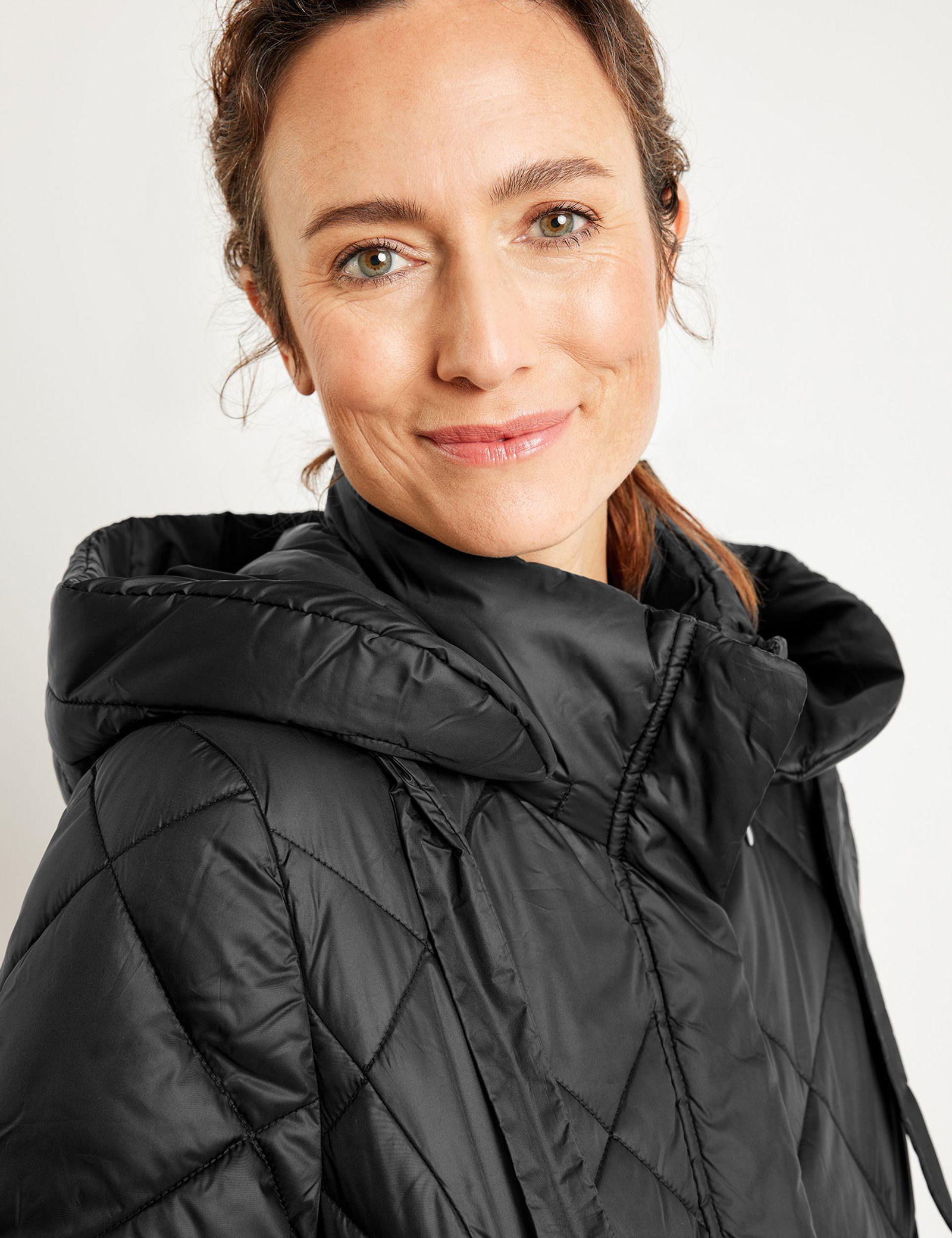 Jacke mit Rautenstepp