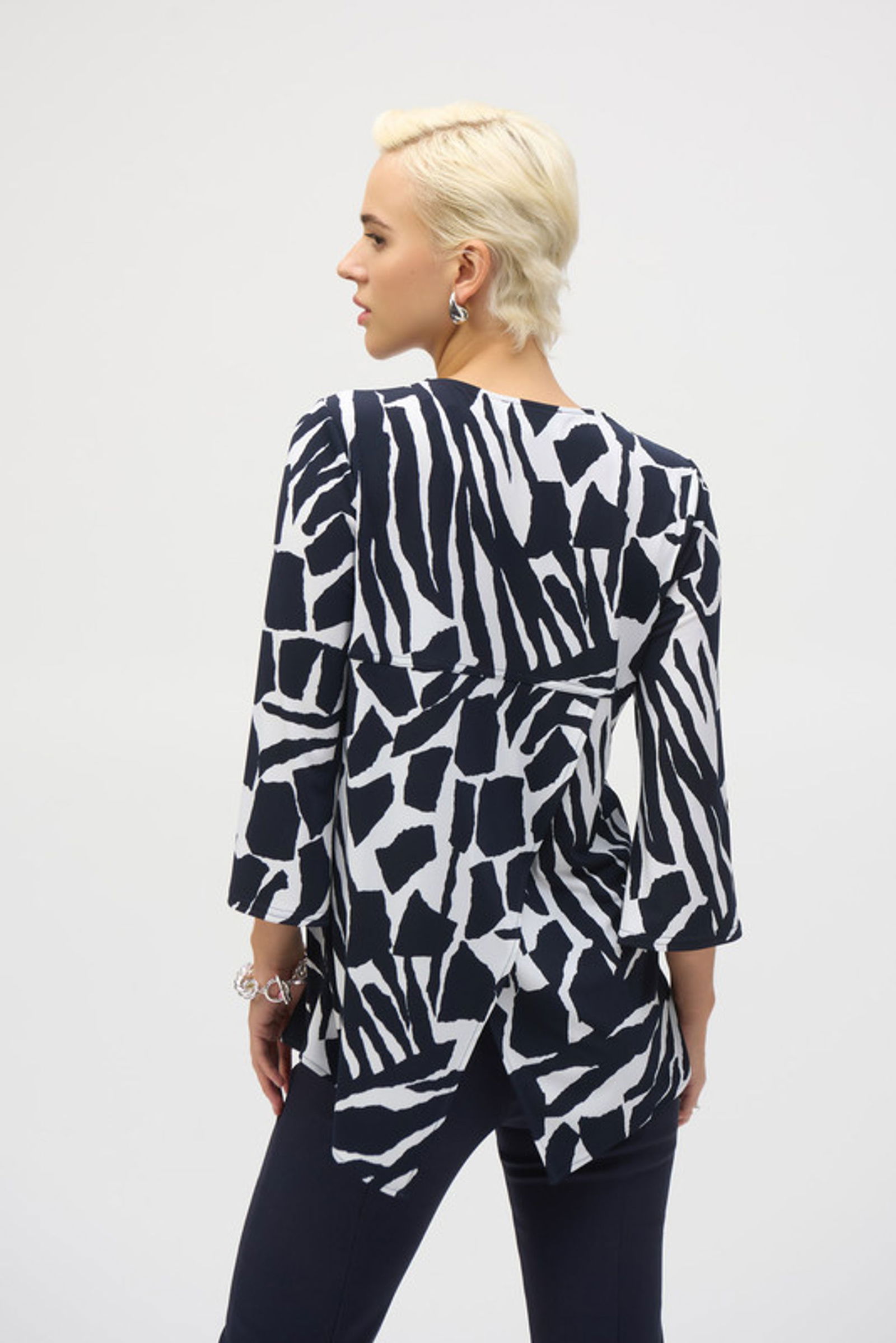 Joseph Ribkoff | Joseph Ribkoff Druckbluse | 48 | vanille/marine