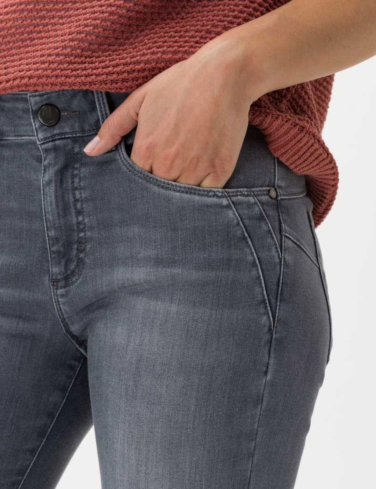 Brax |  Brax Röhrenjeans "Ana" | 44 | smoke grey