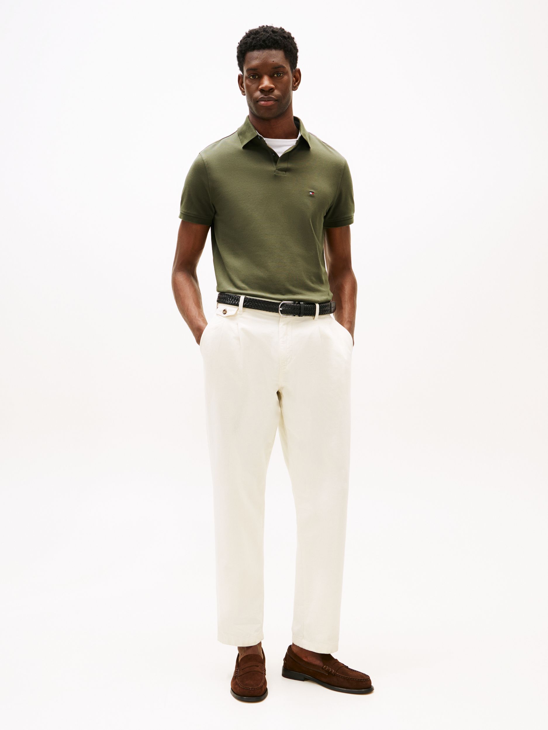 Tommy Hilfiger |  Tommy Hilfiger Poloshirt  | XXL | army green