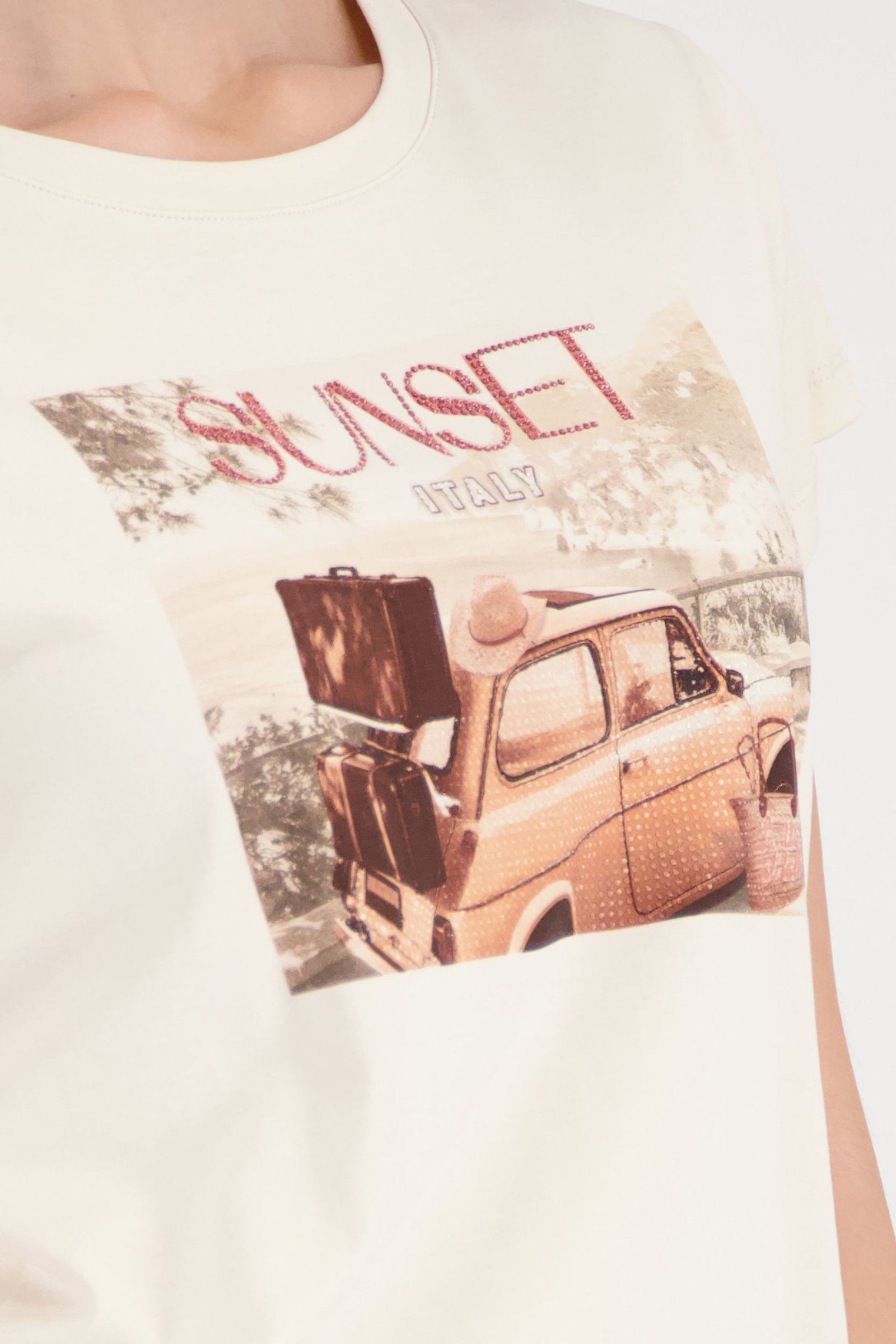 Monari |  T-Shirt, marble | 36 | moon