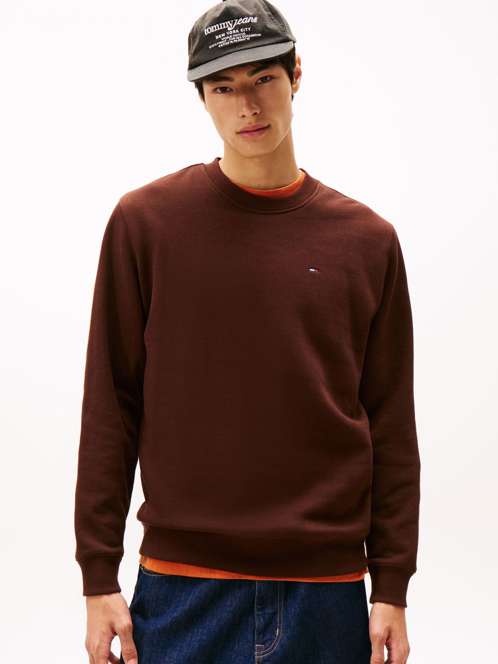 fb4b2229a0458e6751c919aaf4e47782 Tommy Jeans | Tommy Jeans Sweatshirt | XL | rich brown