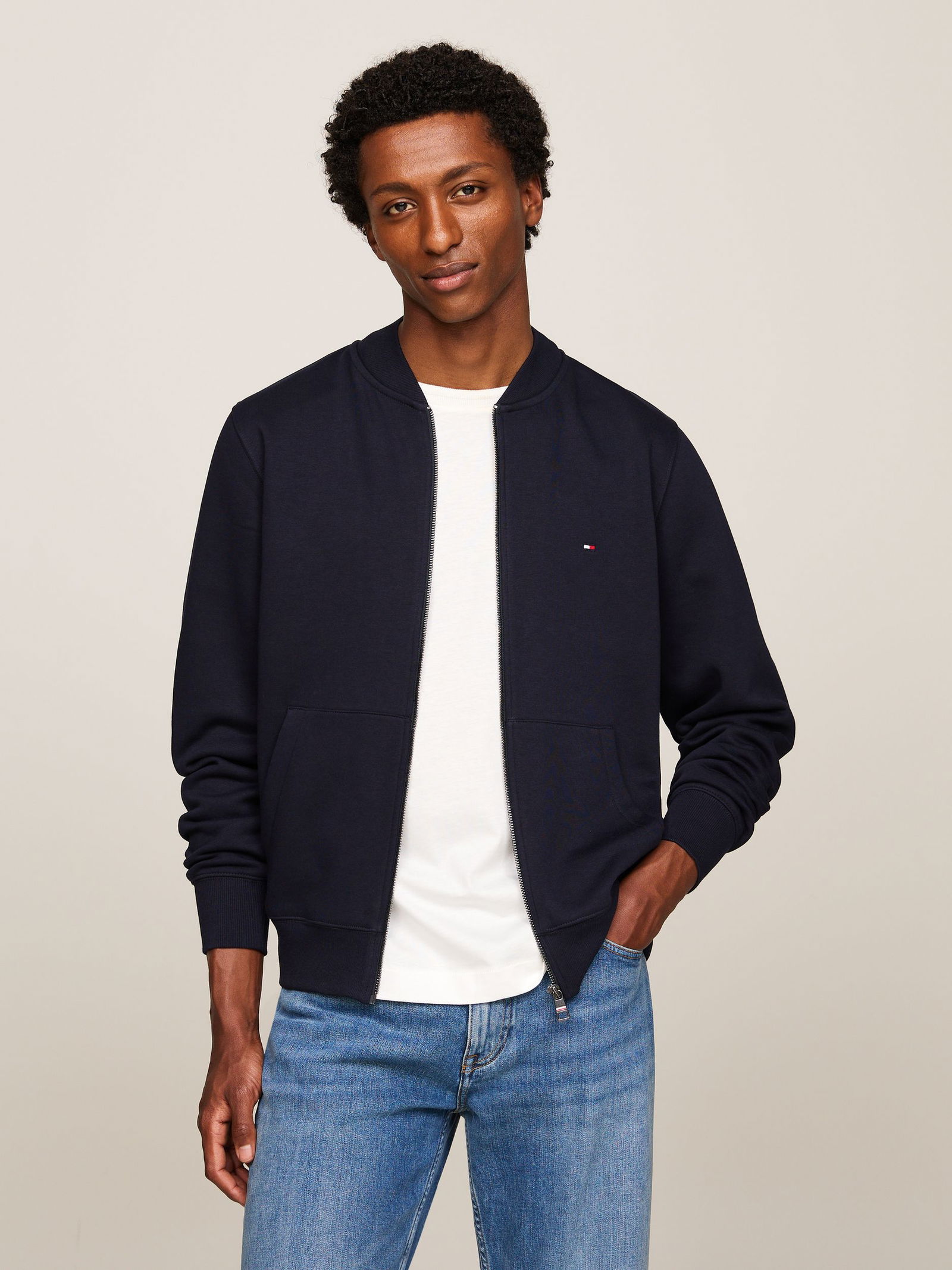 Tommy Hilfiger Baseball Zip Through Jacke