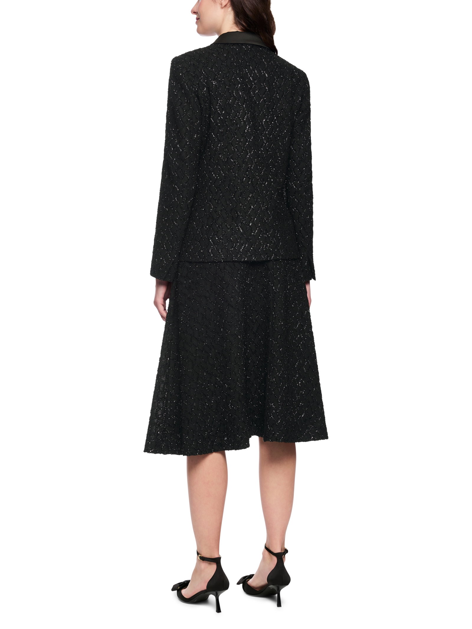 Marc Cain taillierter Blazer mit Glitzer-Details #3