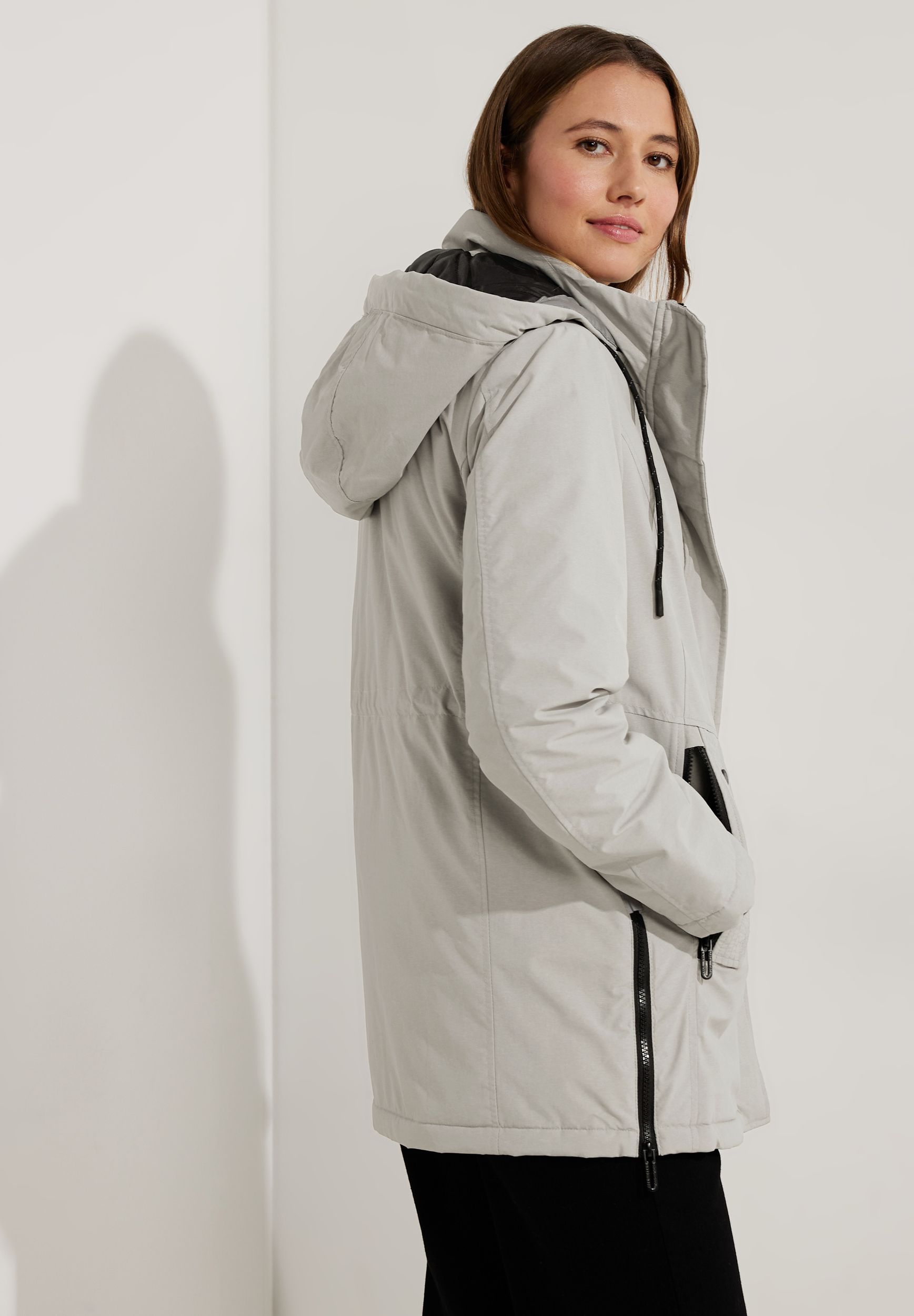 CECIL |  CECIL Funktionsjacke  | XXL | grey melange