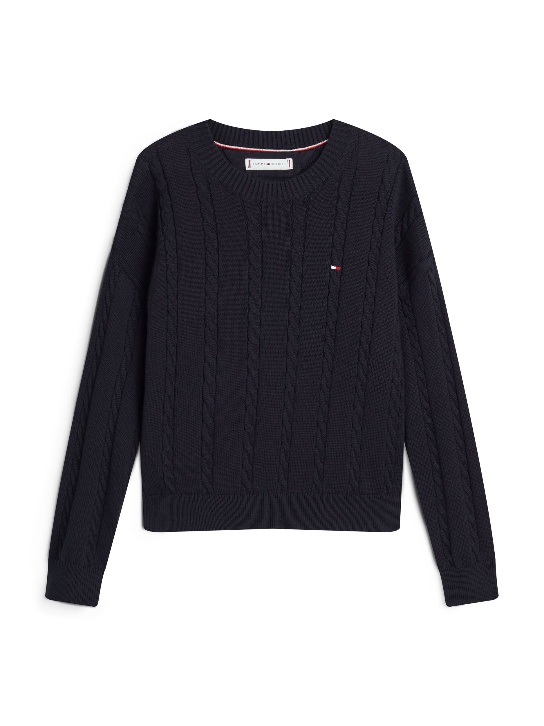 Tommy Hilfiger |  CABLE SWEATER | 140 | desert sky