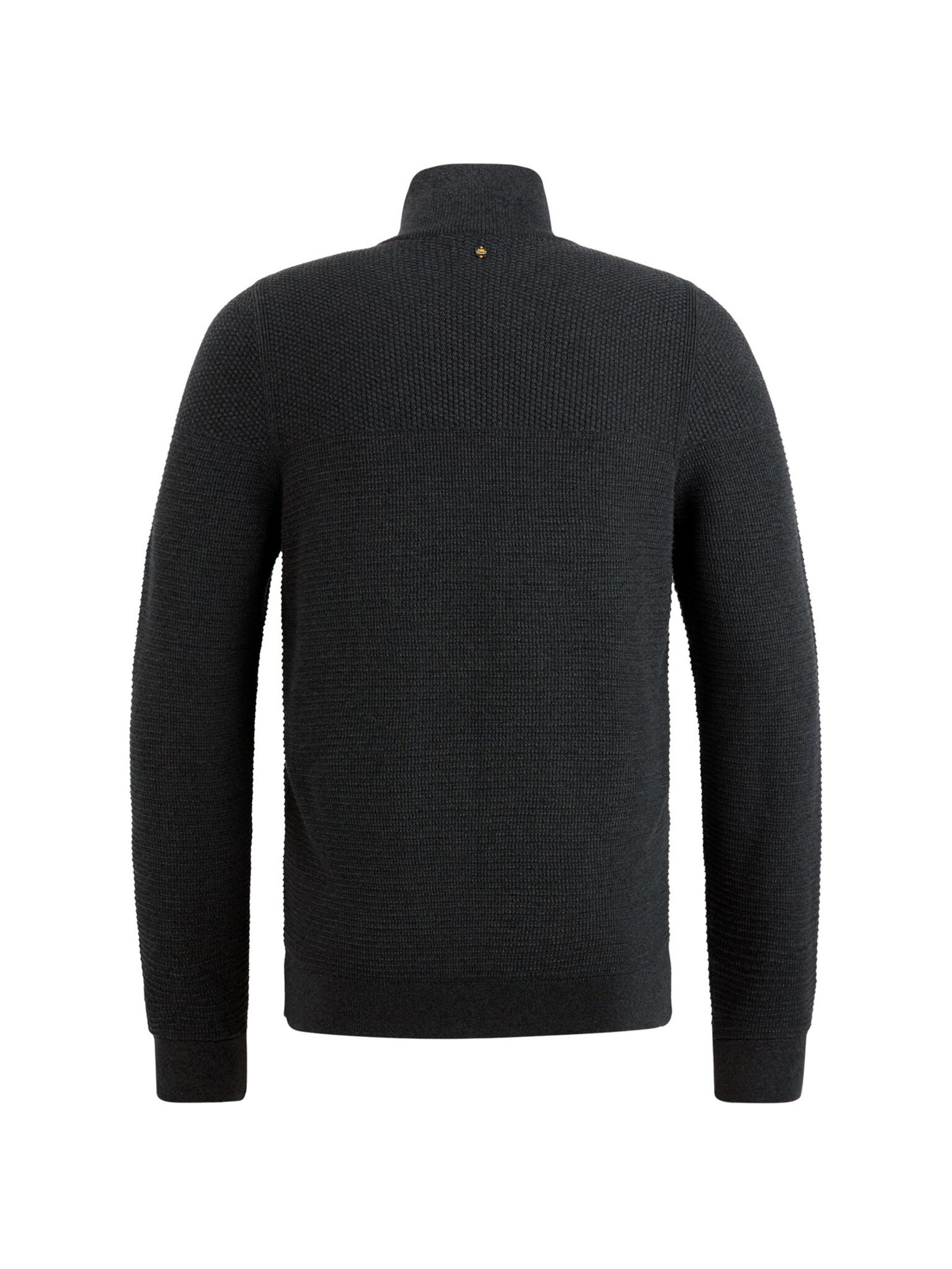 PME Legend |  PME Legend "Half Zip Collar Cotton Mouline" | S | black