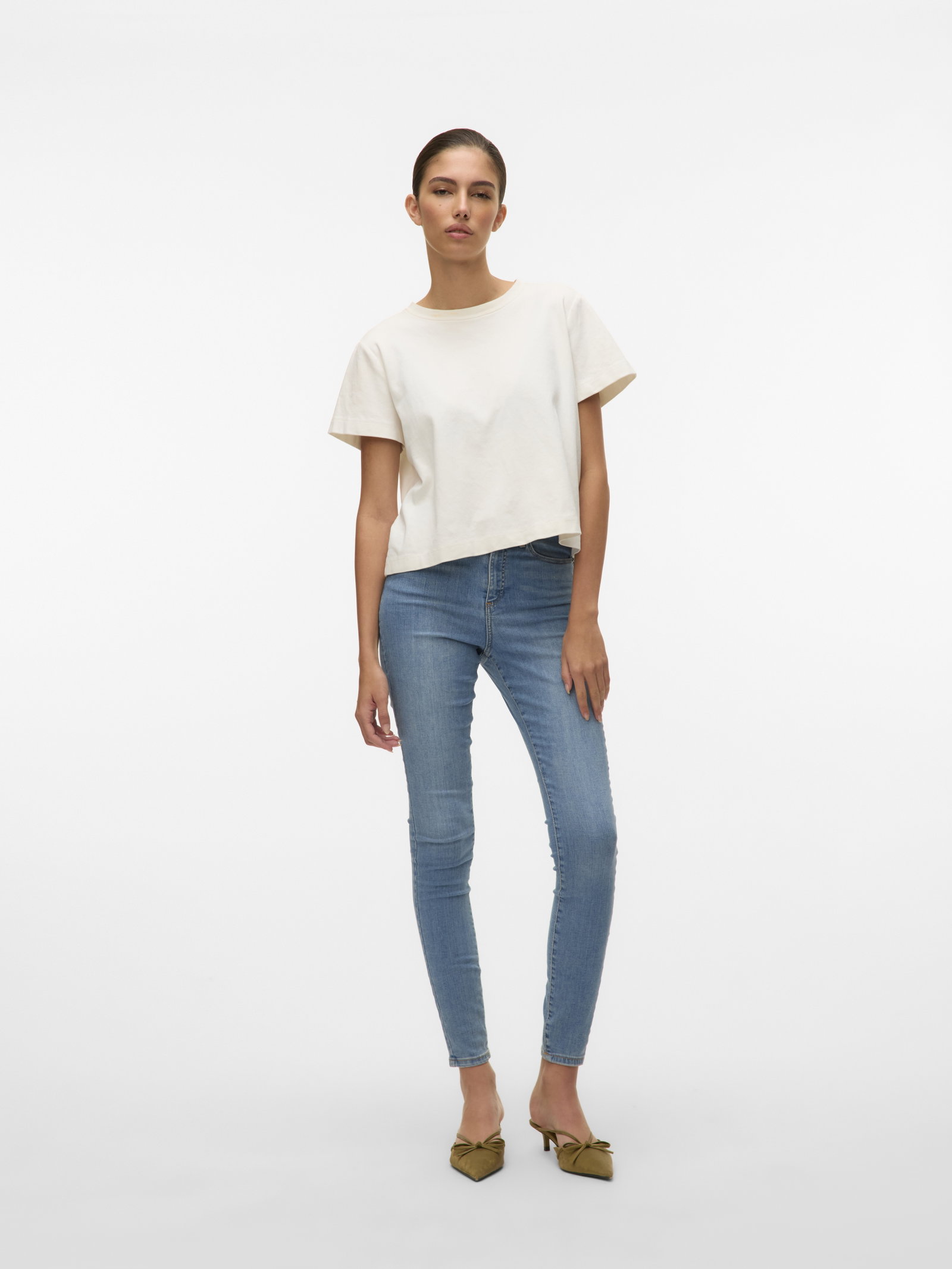 VMSOPHIA HW SKINNY JEANS LT BL NOOS, Light Blue Denim #7